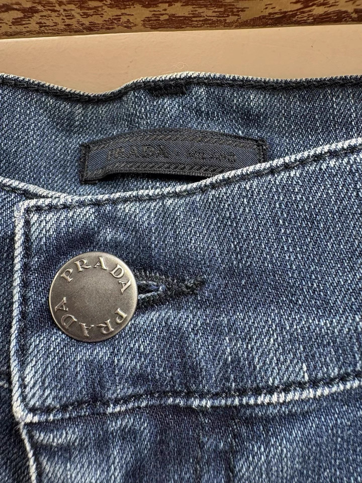 Prada PRADA Men's Ink Blue Jeans K29 Size US 33 - 3 Thumbnail