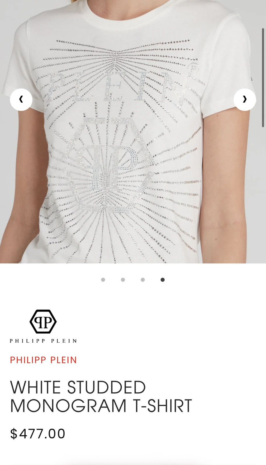 Philipp Plein Philipp Plein Women’s T-Shirt Size XS / US 0-2 / IT 36-38 - 18 Thumbnail