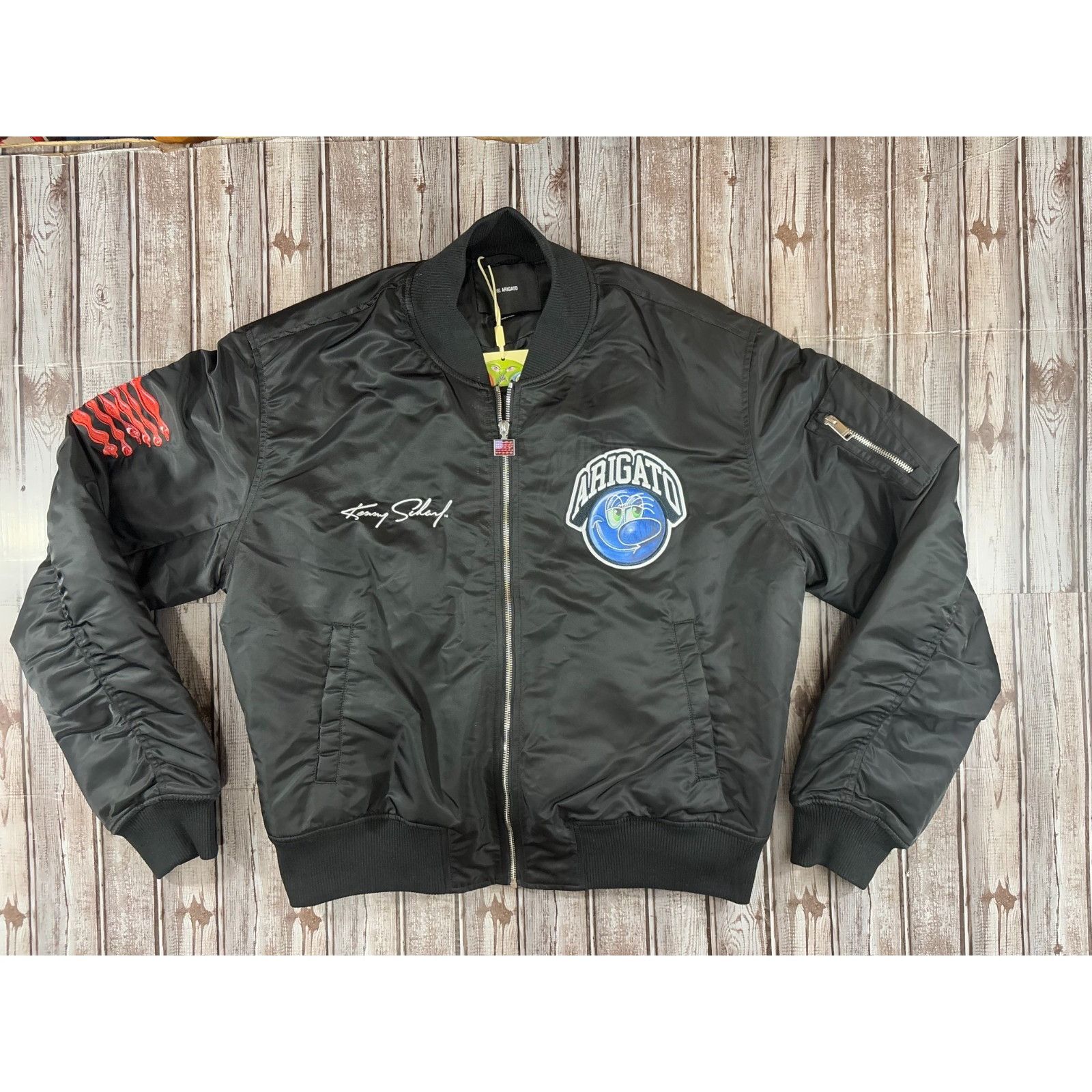 Axel Arigato Axel Arigato AA x Kenny Scharf Bomber Jacket Patch sz L colo Size US L / EU 52-54 / 3 - 2 Thumbnail