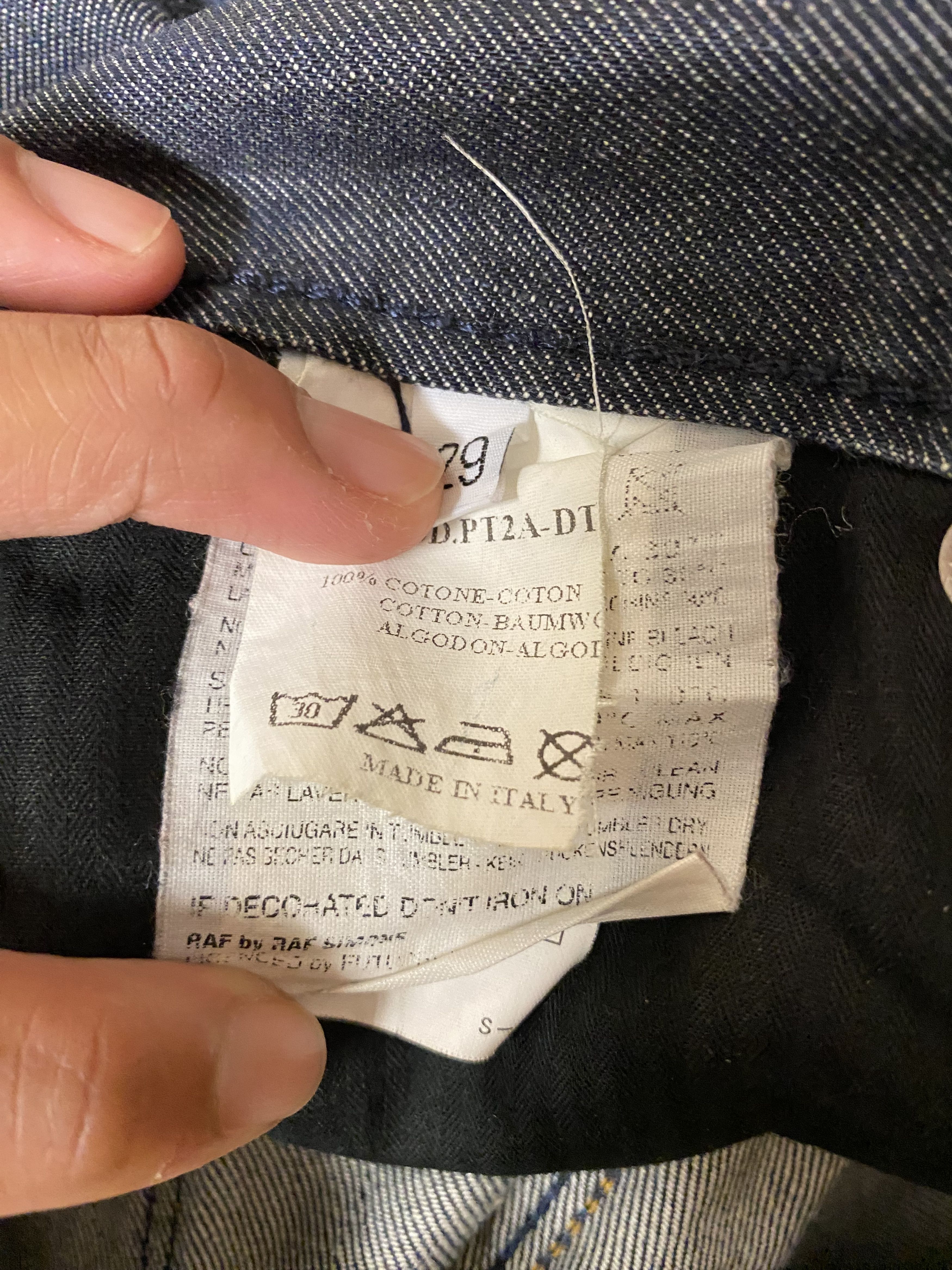 Raf Simons FW14 Raf Simons Blue Denim Jeans Size US 29 - 8 Thumbnail
