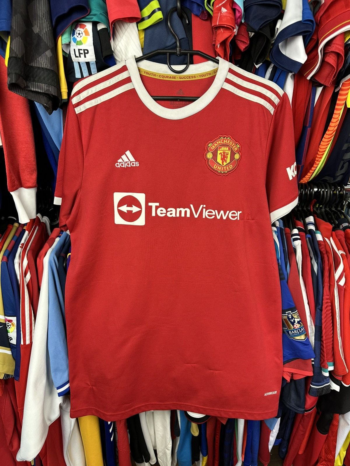Adidas Adidas Manchester United 2021-2022 Home Football Jersey Size US XXL / EU 58 / 5 - 1 Thumbnail
