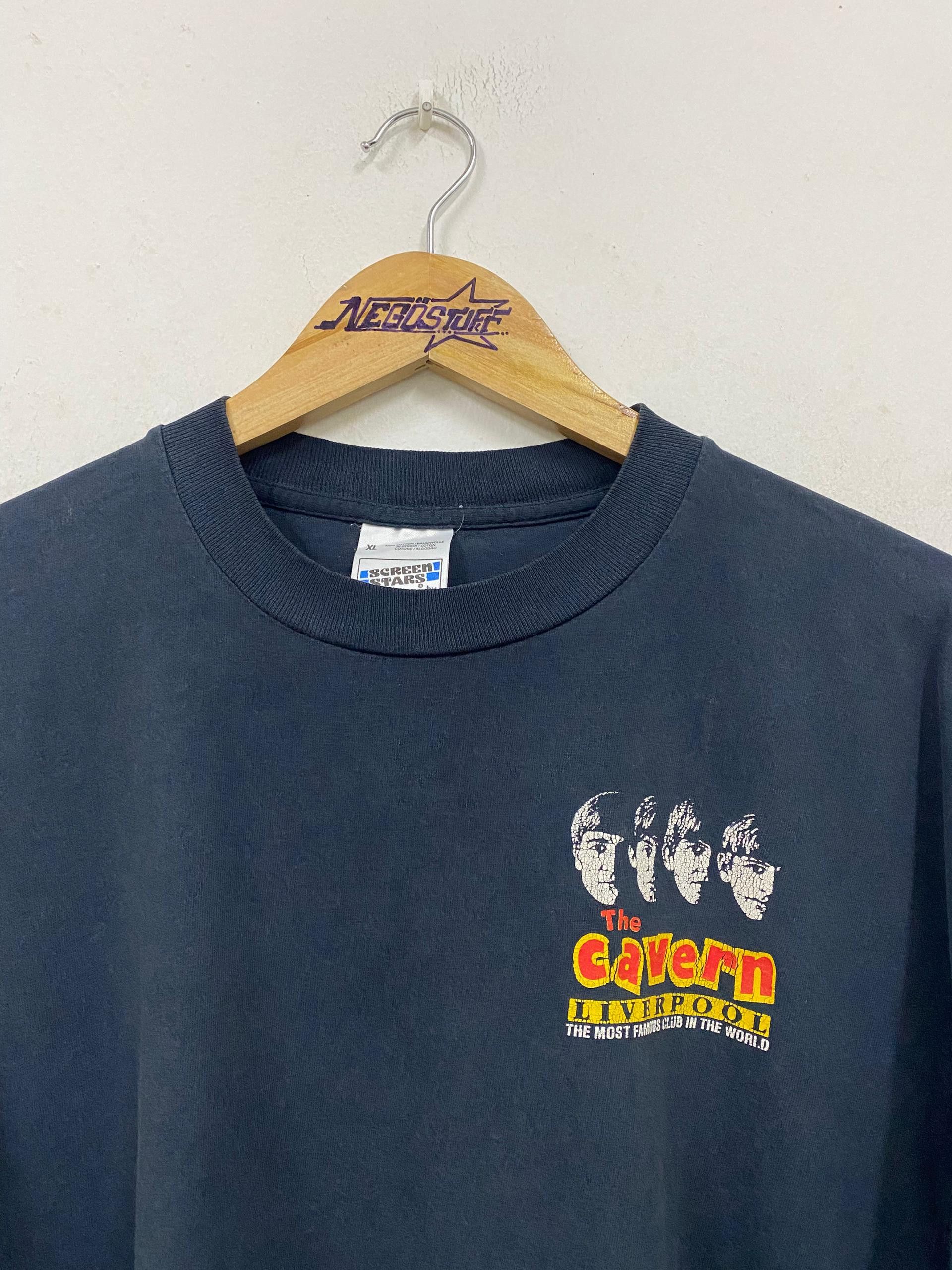 Vintage VTG 90s THE BEATLES SINGLE STICH XL tee Size US XL / EU 56 / 4 - 2 Thumbnail