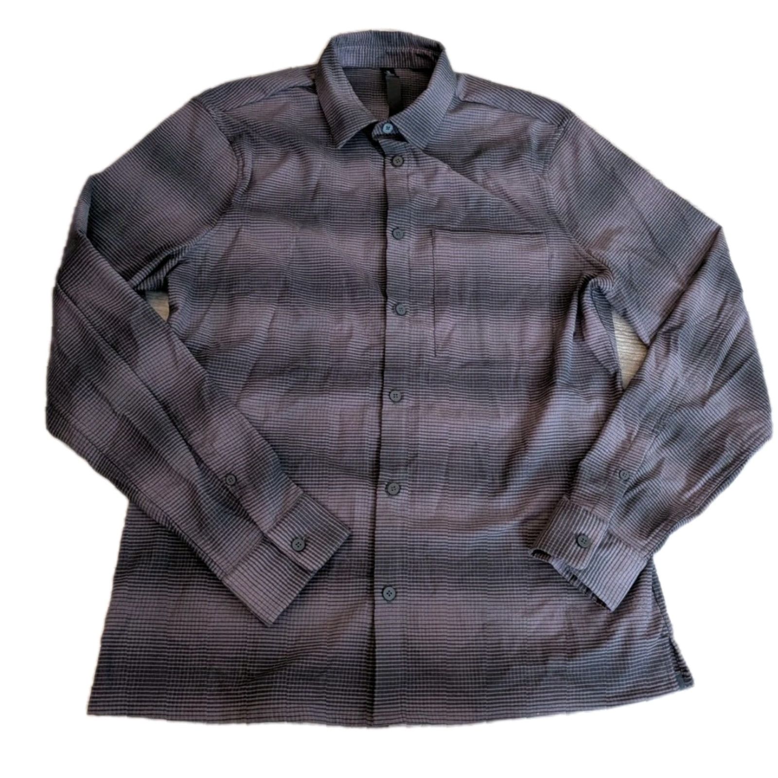 Lululemon Lululemon Mason Peaks Flannel Shirt Mens M Long Sleeve Wrinkle Free Quick Dry EUC Multicolor Plaid Button-Up Casual/Business/Travel Size US M / EU 48-50 / 2 - 2 Thumbnail