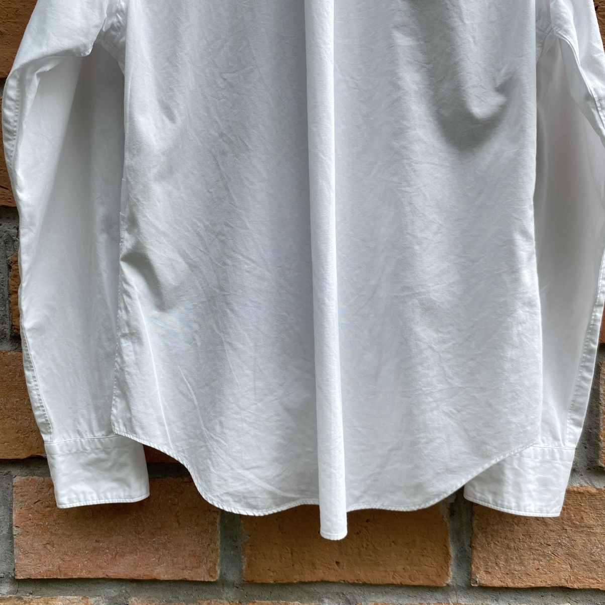 Comme des Garcons Comme des Garcons White Long Sleeve Pleated Shirt Size S / US 4 / IT 40 - 14 Thumbnail