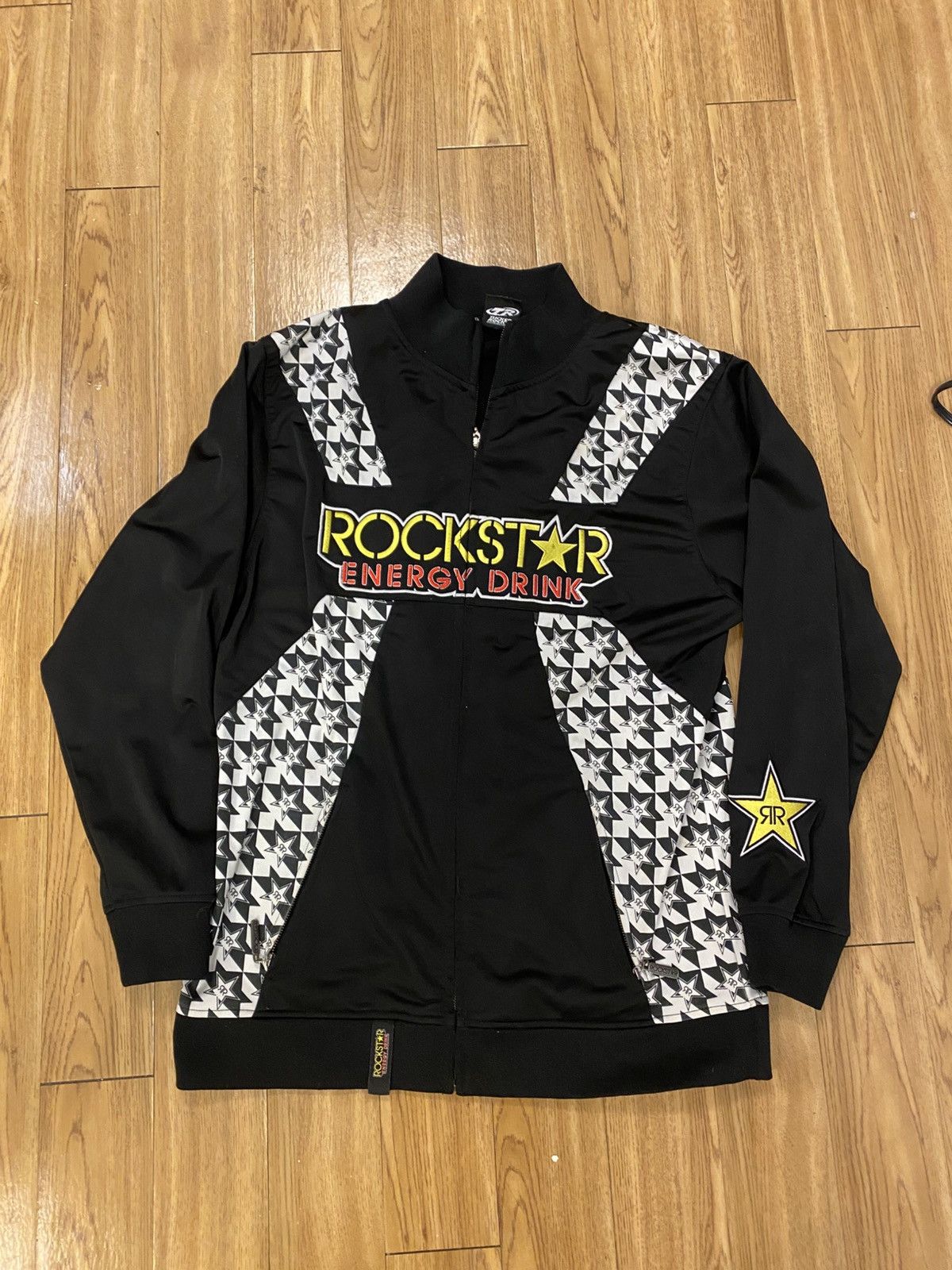 Red Bull × Rockstar Games × Vintage Y2K Rockstar Zip up track Jacket Size US L / EU 52-54 / 3 - 1 Thumbnail