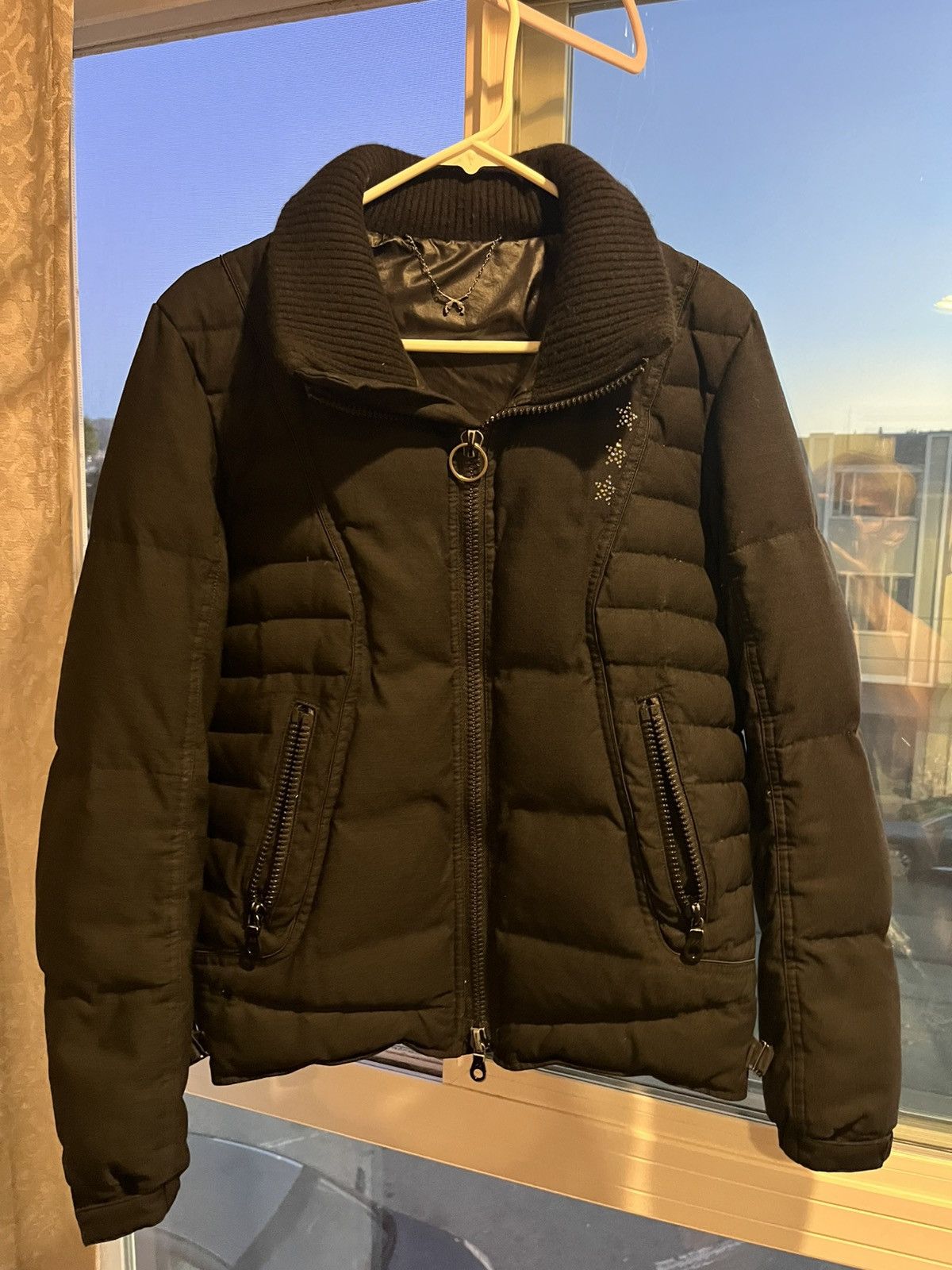Other Blinged out Black Bomber jacket Size US S / EU 44-46 / 1 - 1 Thumbnail