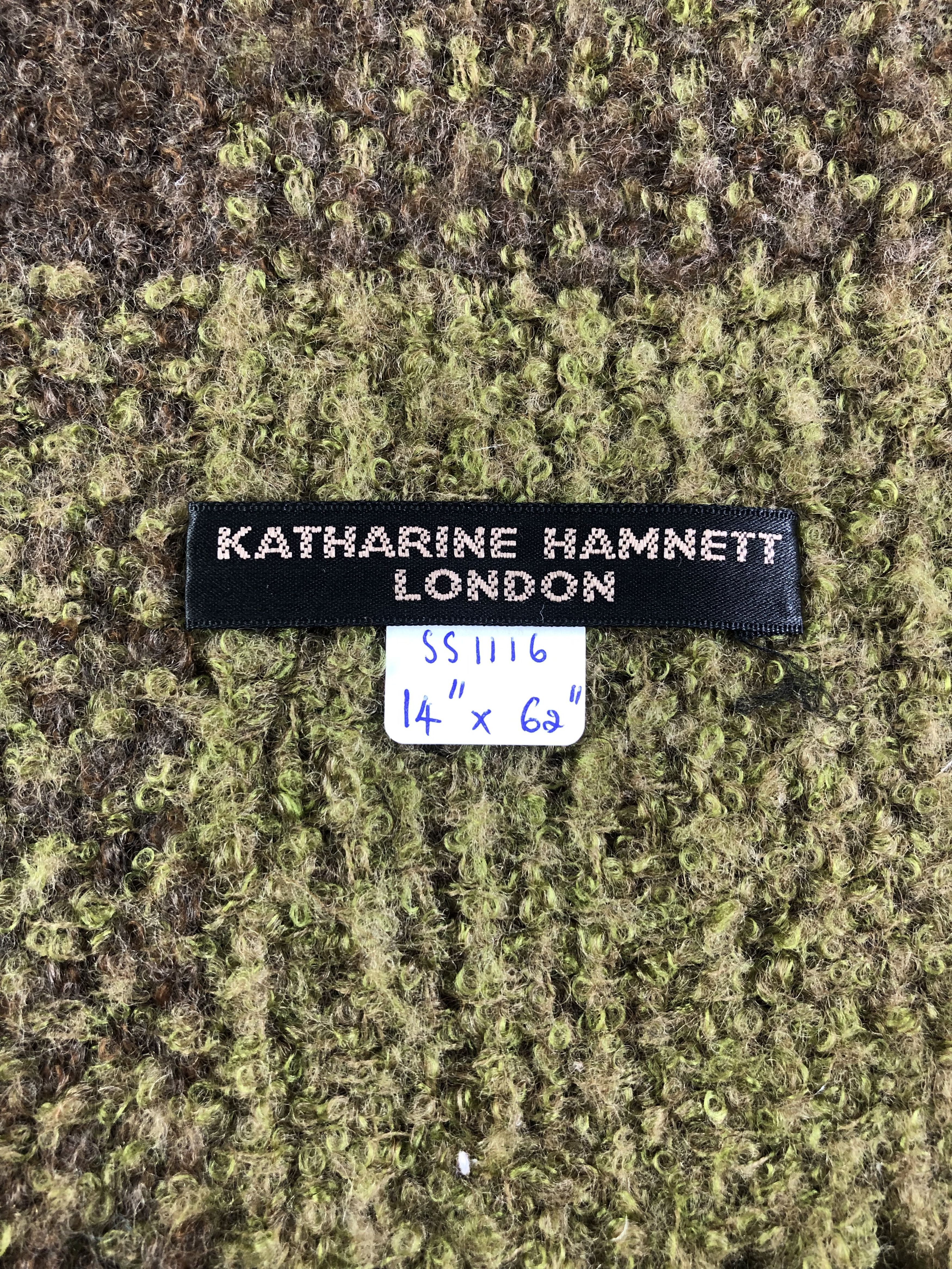 Katharine Hamnett London × Vintage Katharine Hamnett Scarf / Muffler / Neckwear Size ONE SIZE - 4 Thumbnail