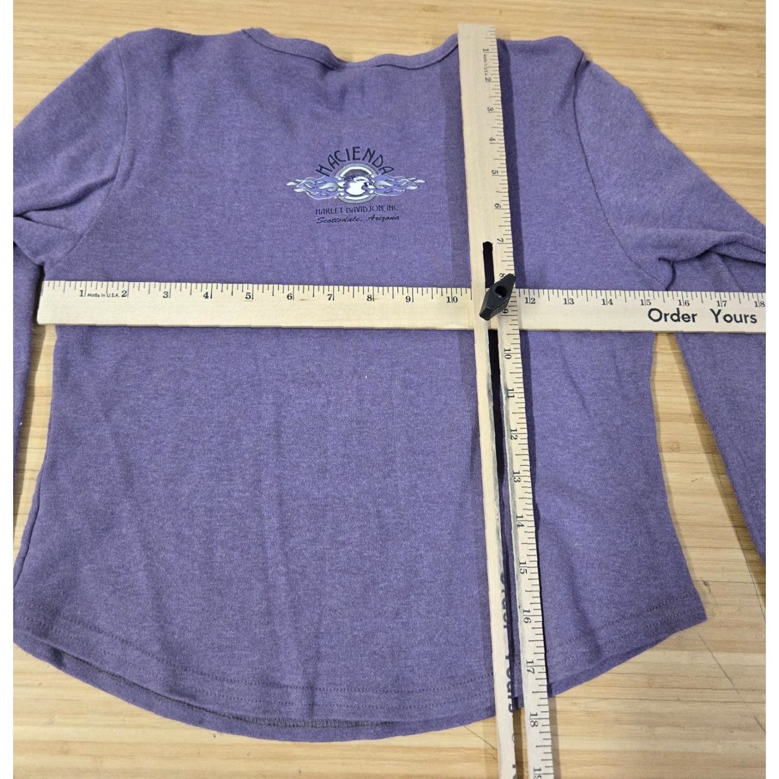 Harley Davidson VINTAGE Harley-Davidson Shirt Womens Small Long Sleeve Legendary Style Scottsdale Arizona Size S / US 4 / IT 40 - 7 Thumbnail
