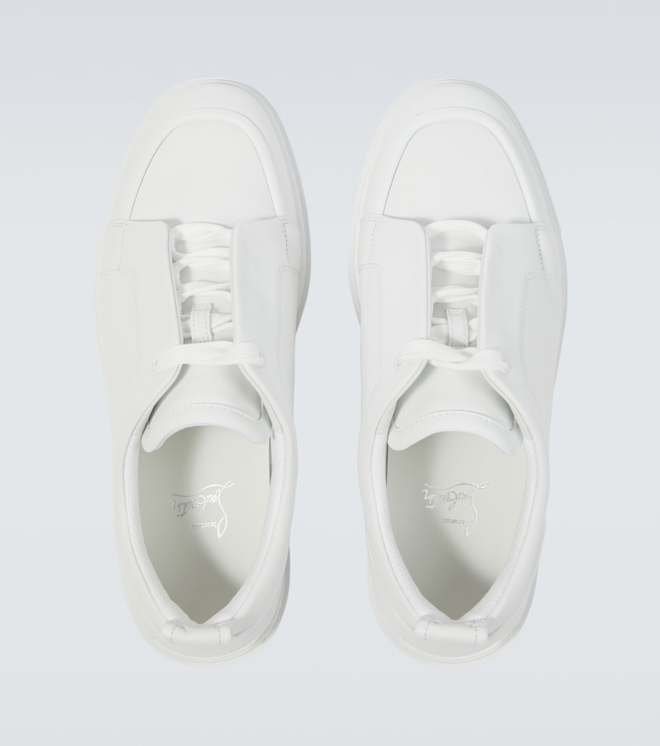 Christian Louboutin oc11z0625 Sneakers in White Size US 12 / EU 45 - 4 Thumbnail
