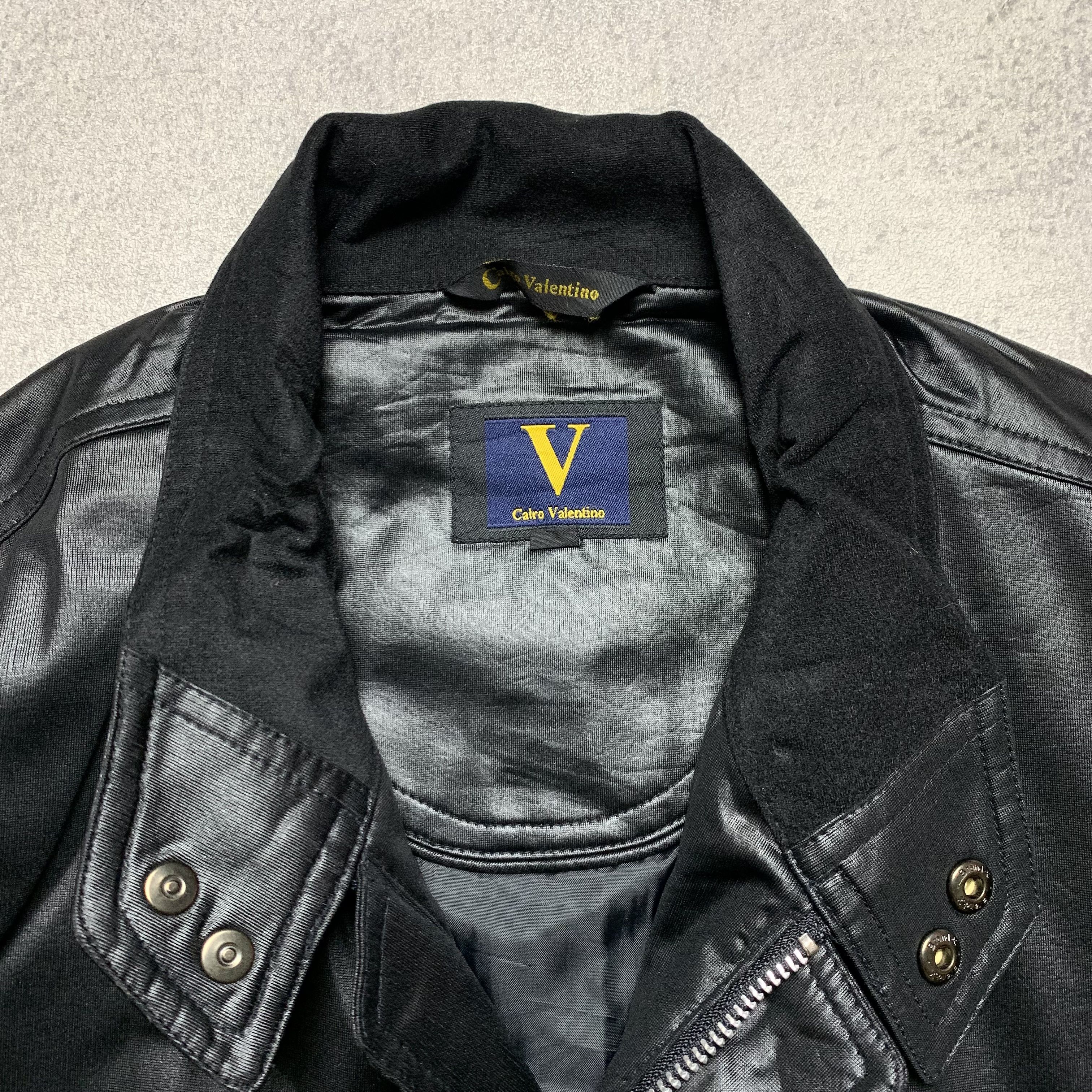 Valentino Vintage Carlo Valentino Black Jacket Retro Casual Style Size US L / EU 52-54 / 3 - 6 Thumbnail