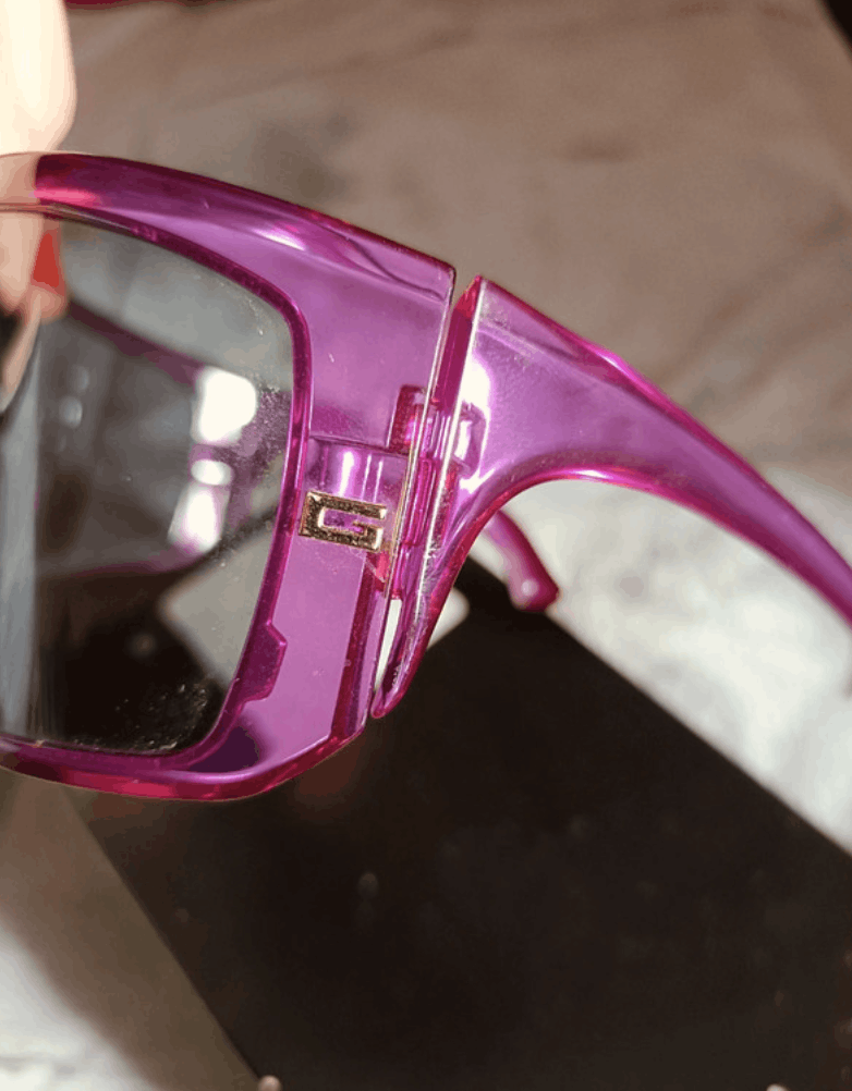 Gucci Gucci Sunglasses Mask Logo Shield GG Sport Vintage Size ONE SIZE - 6 Thumbnail