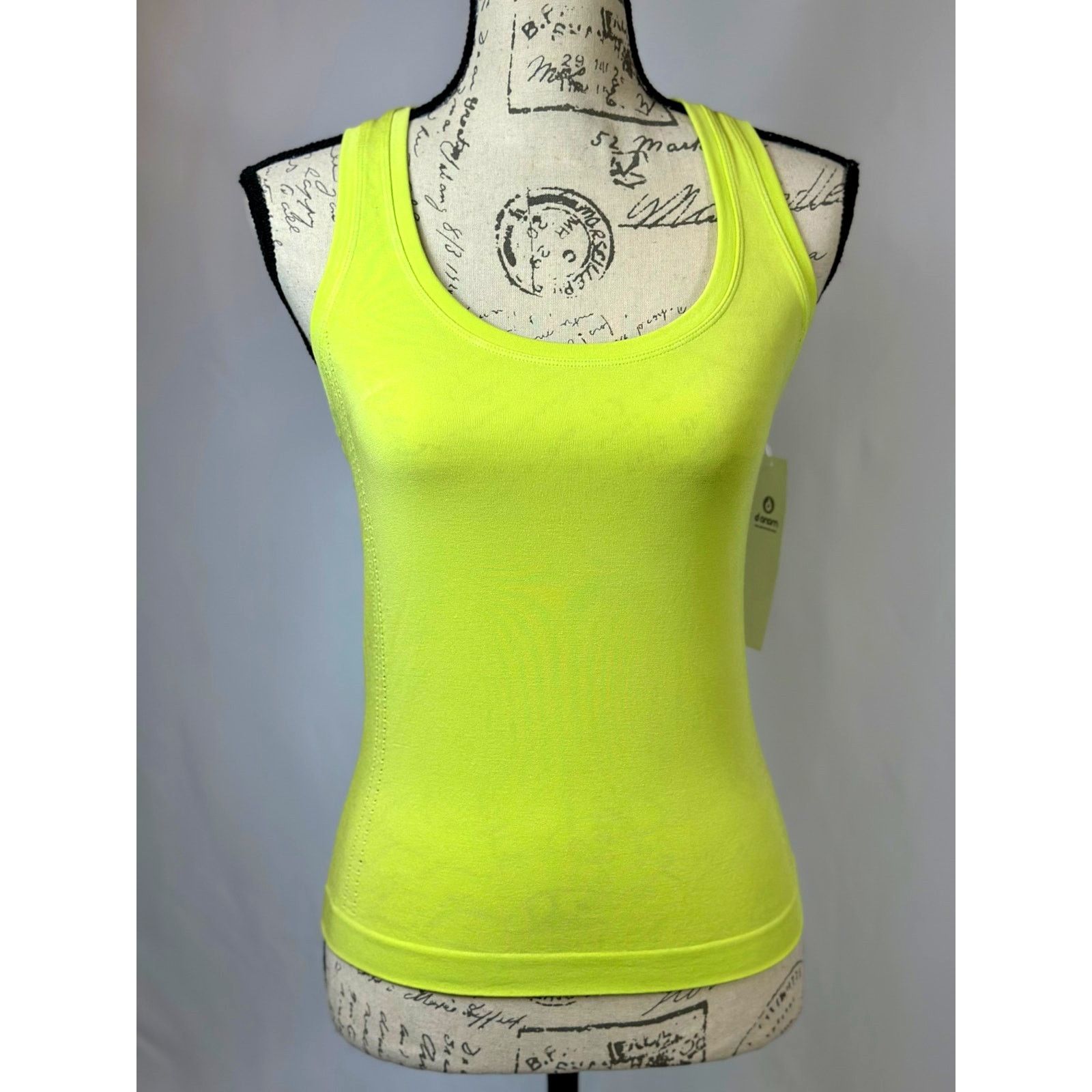 Other Mono B Racerback Perforated Tank Neon Green L Size L / US 10 / IT 46 - 2 Thumbnail