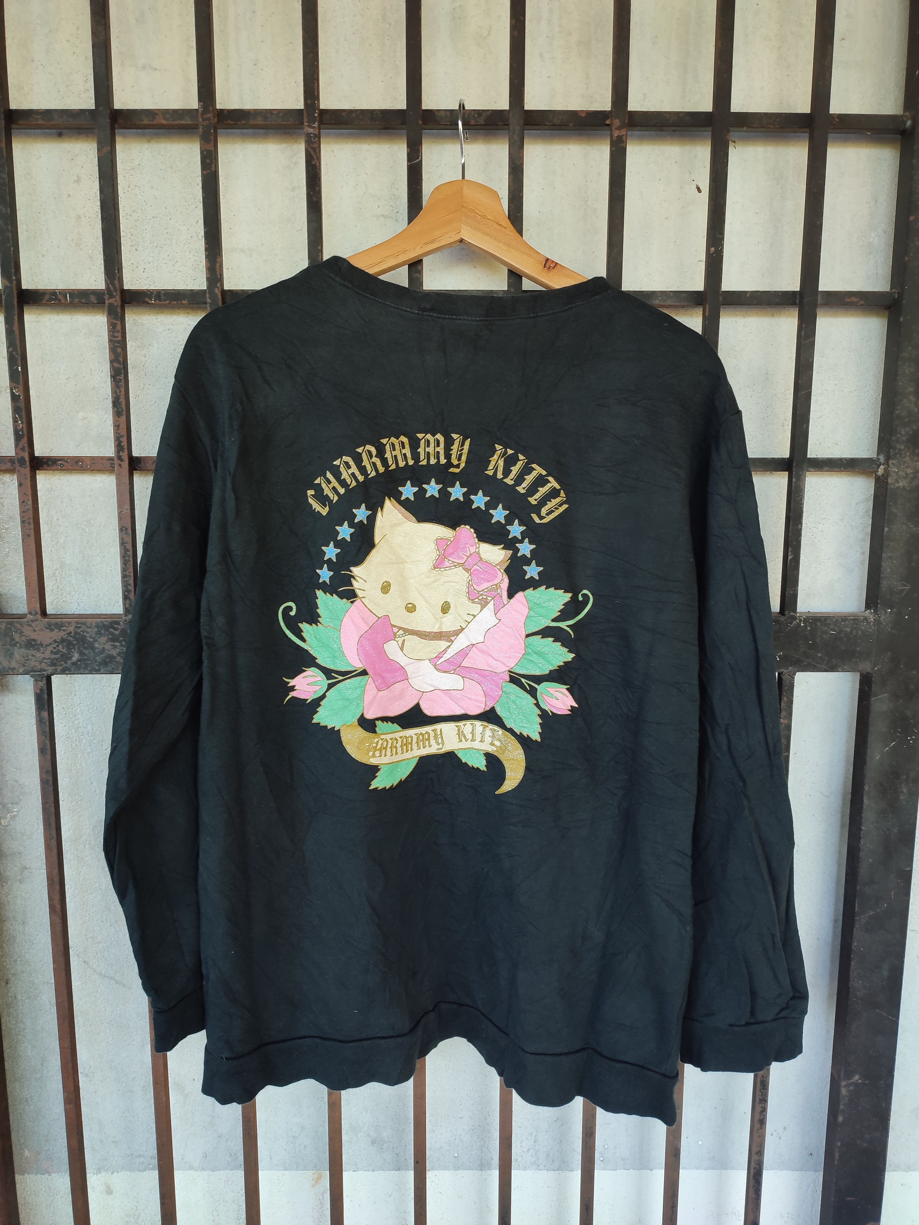 Cartoon Network Crazy Vintage 2004 Charmmy Kitty Sweatshirt Size US L / EU 52-54 / 3 - 1 Thumbnail