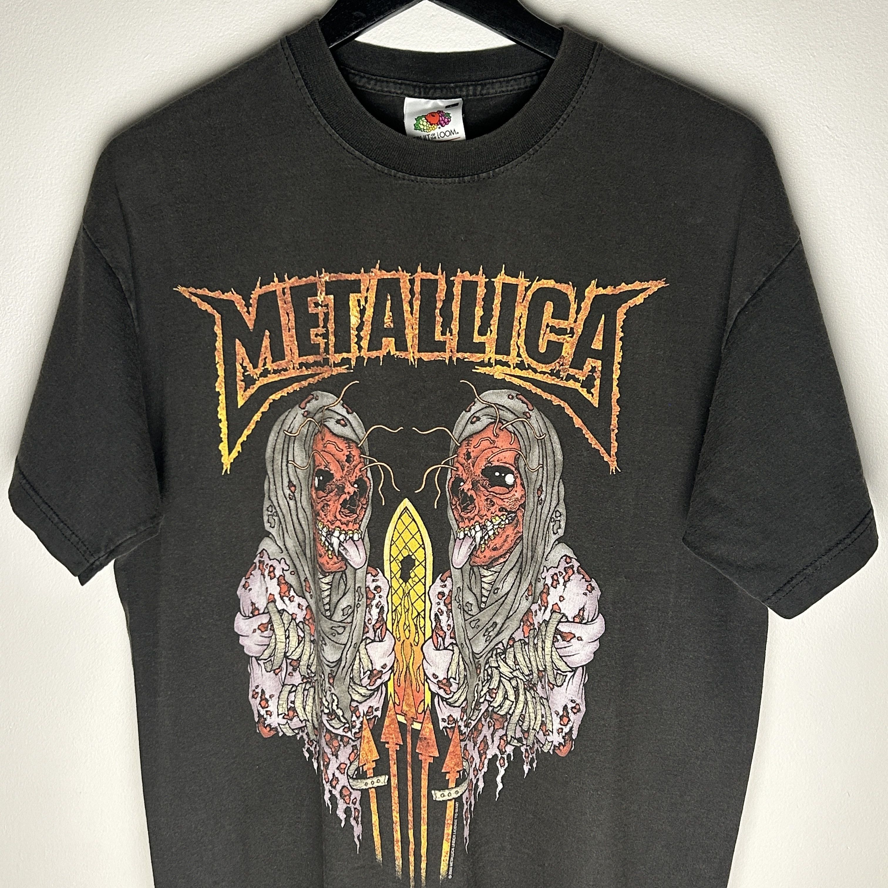 Band Tees Vintage Metallica 2003 Pushead Band T-shirt Size US L / EU 52-54 / 3 - 3 Thumbnail