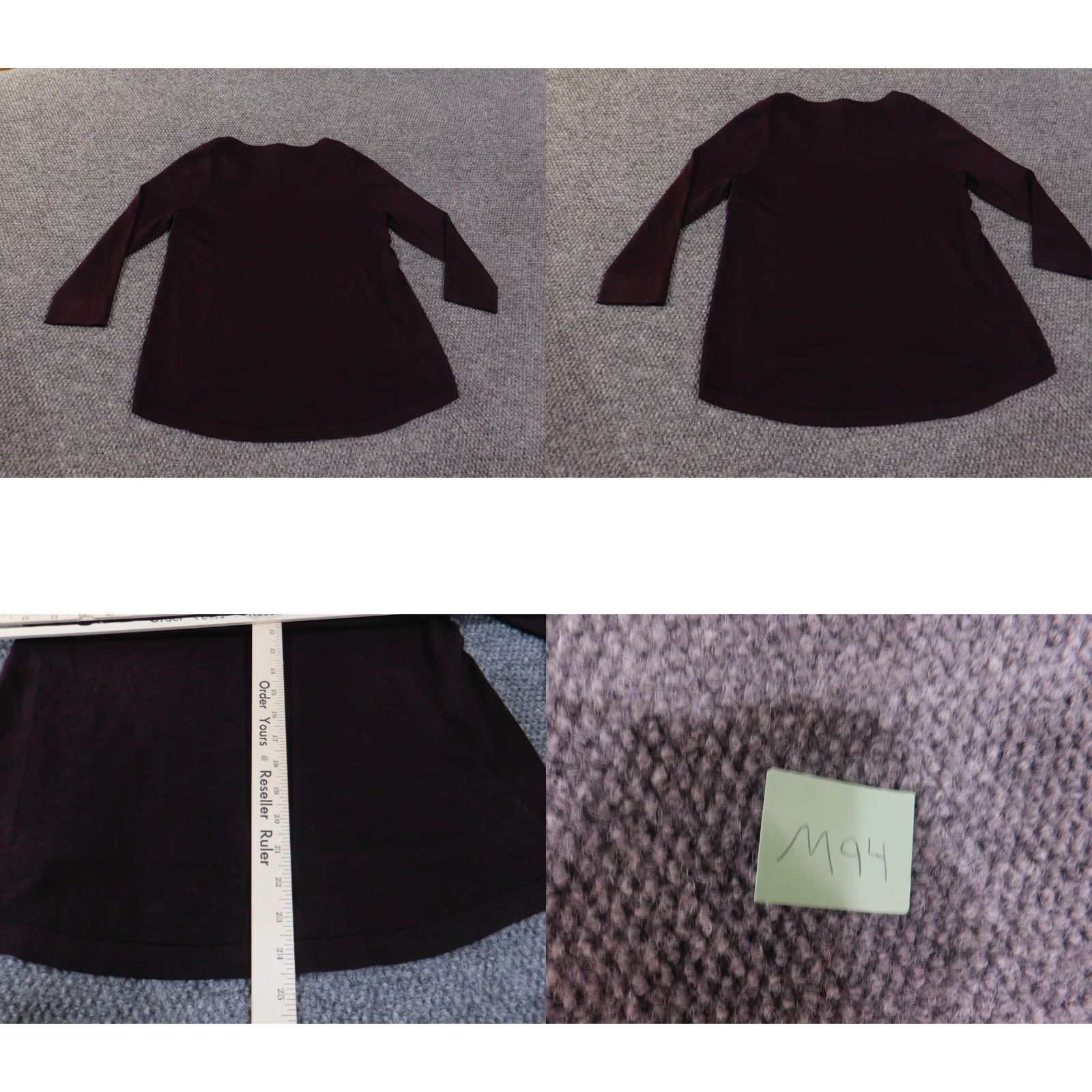 Loft LOFT Sweater Pullover Womens Small Purple Knit Wool Acrylic Crew Neck Rib Knit Long Sleeve Casual Modern Stretch Regular Size S Color Purple Womens) Size S / US 4 / IT 40 - 8 Thumbnail