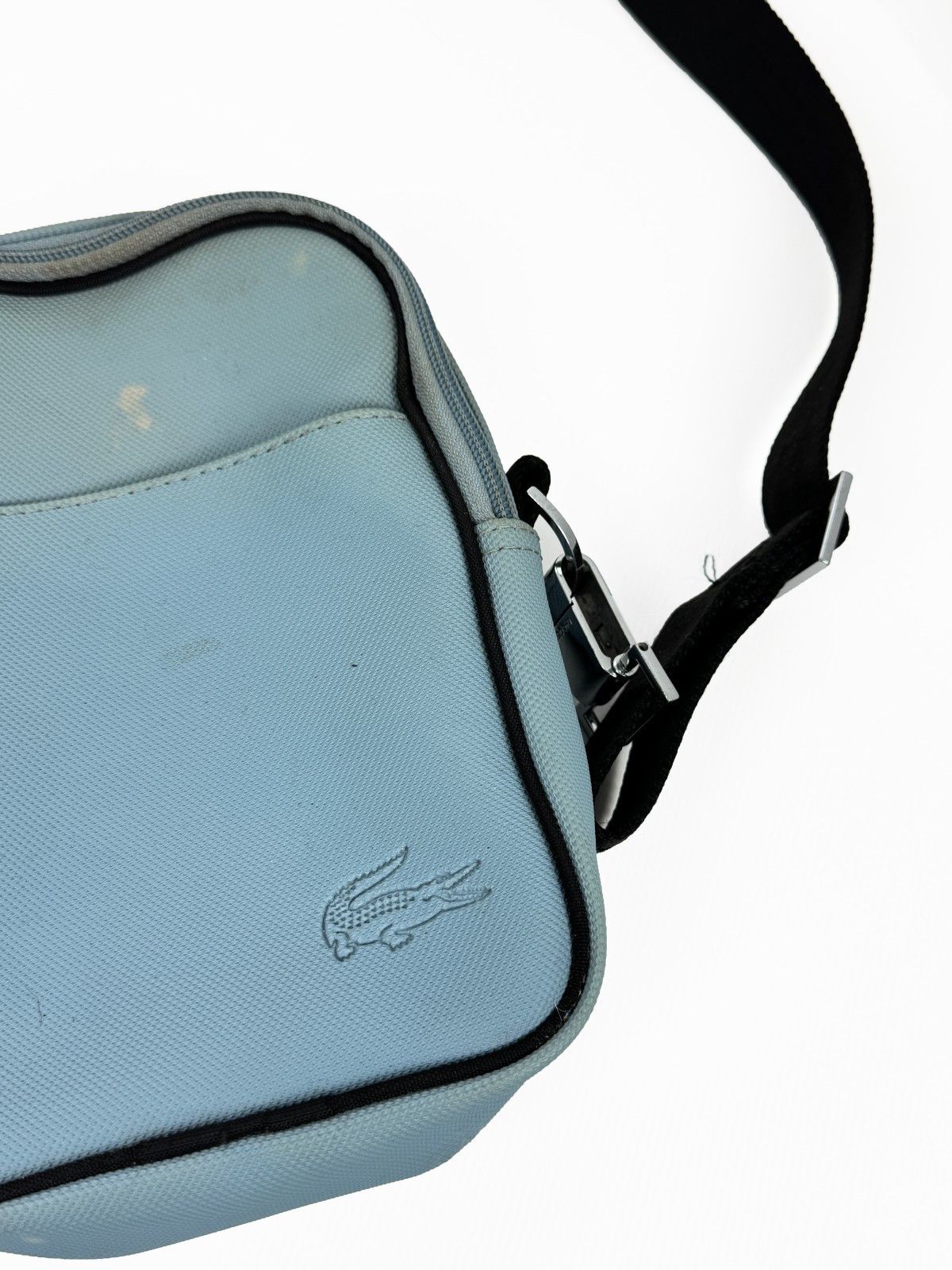 Lacoste Lacoste Vintage Unisex Shoulder Blue Bag Size ONE SIZE - 2 Thumbnail
