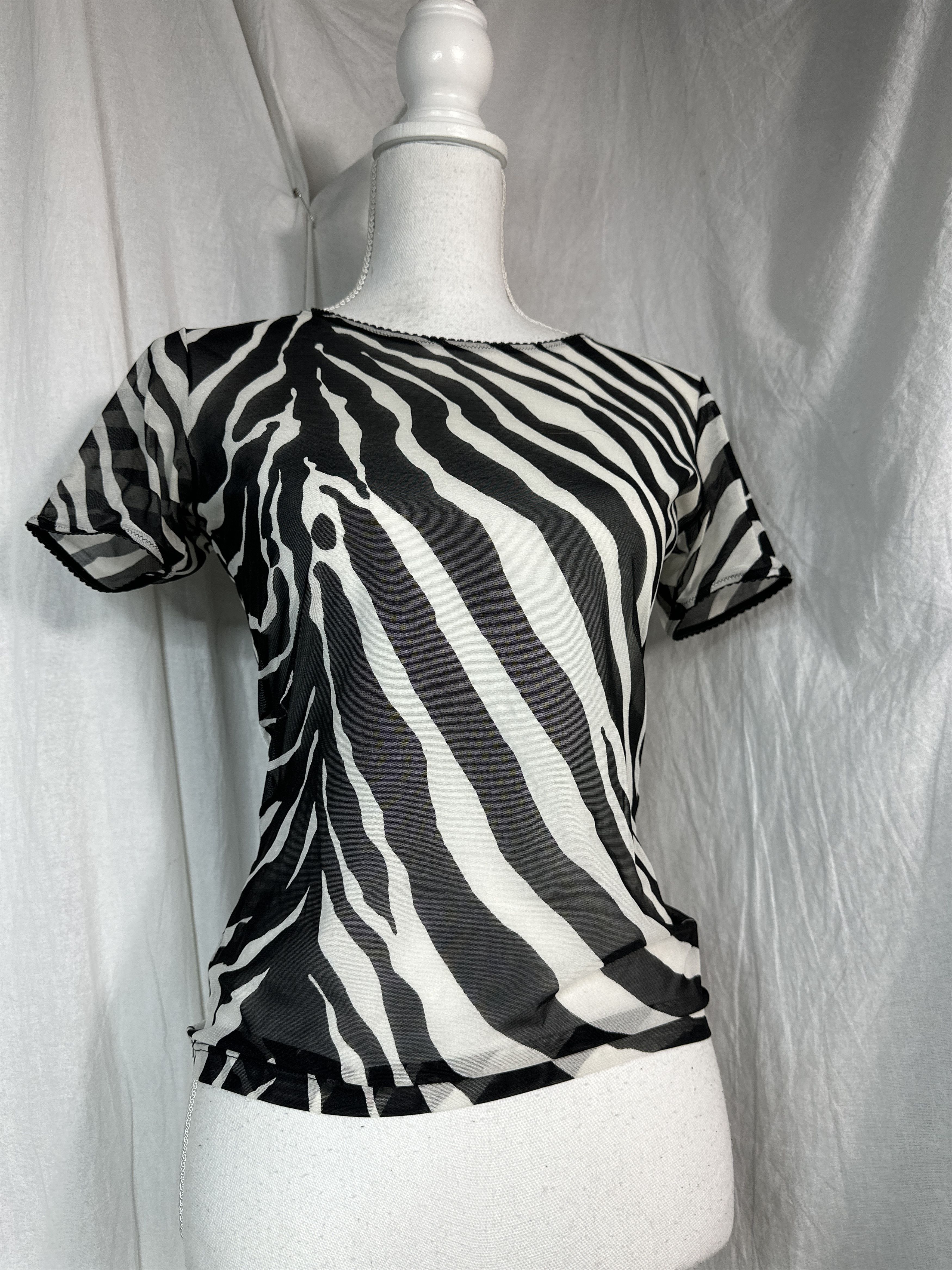 Dolce & Gabbana Vintage Dolce & Gabbana T-shirt Zebra Print Size S / US 4 / IT 40 - 1 Thumbnail