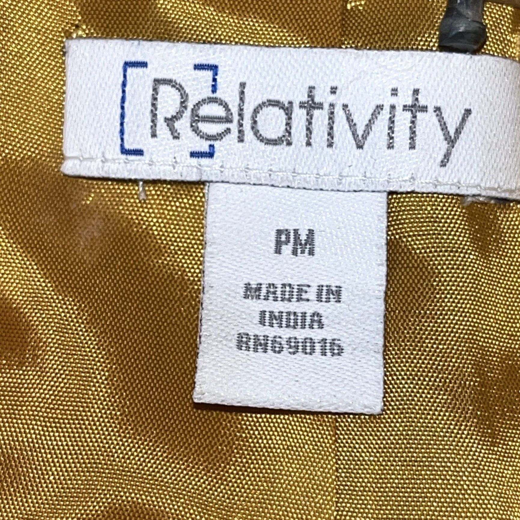 Vintage VINTAGE Relativity Wool Pea Coat Mustard Yellow Short Lined Button Up Straps Double Breasted Petite Womens PM Size 32" / US 10 / IT 46 - 2 Thumbnail