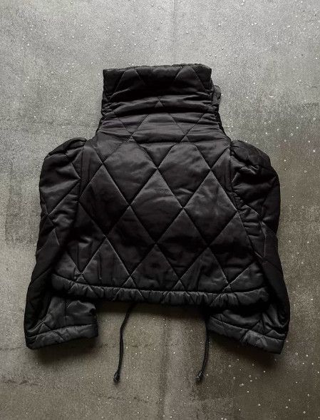 Nozomi Ishiguro NOZOMI 2011AW Diamond Quilted High-Waisted Puffer Jacket Size US XS / EU 42 / 0 - 6 Thumbnail