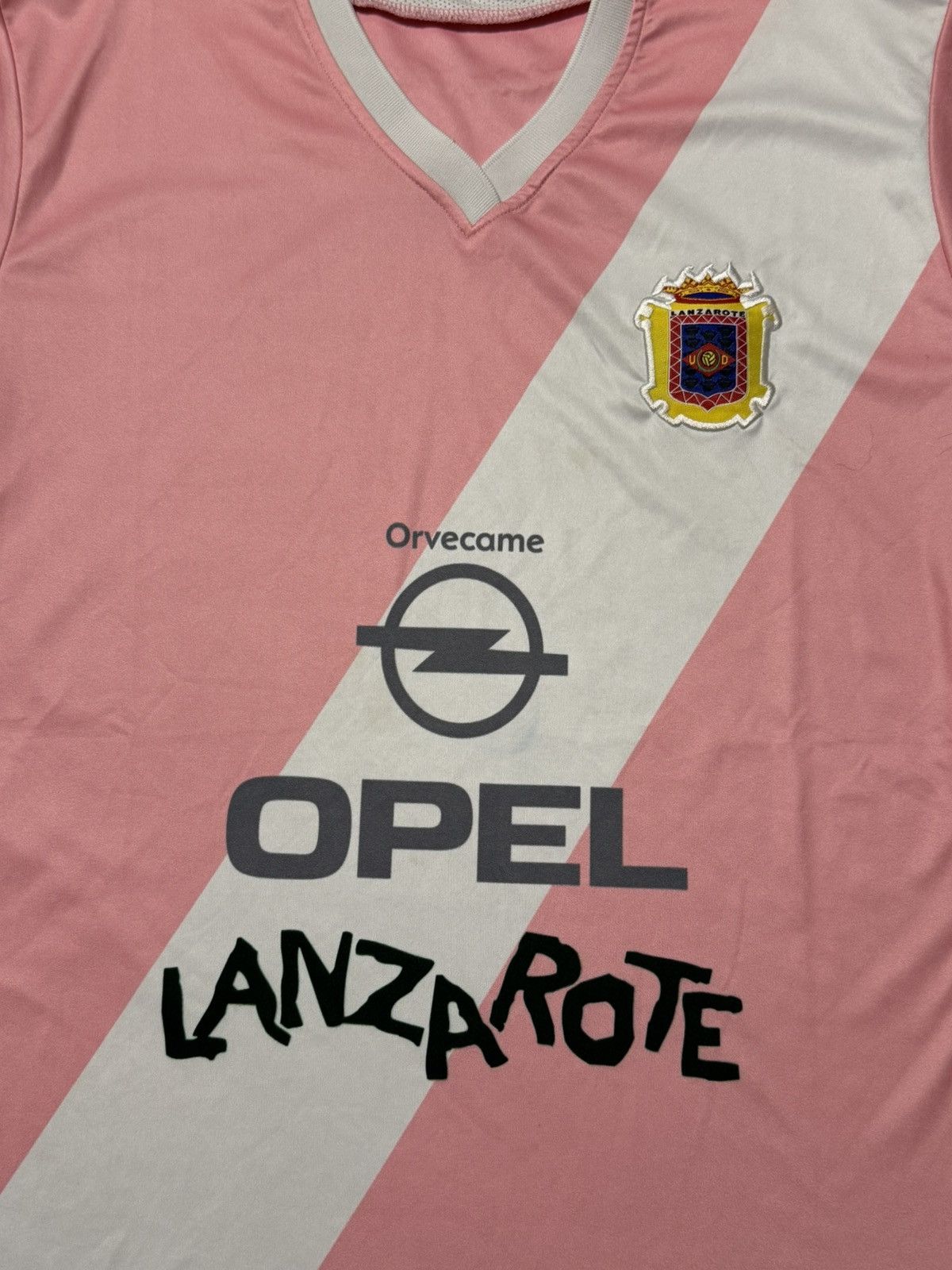 Vintage 🔷Opel UD Lanzarote Soccer jersey🔷 Size US S / EU 44-46 / 1 - 2 Thumbnail