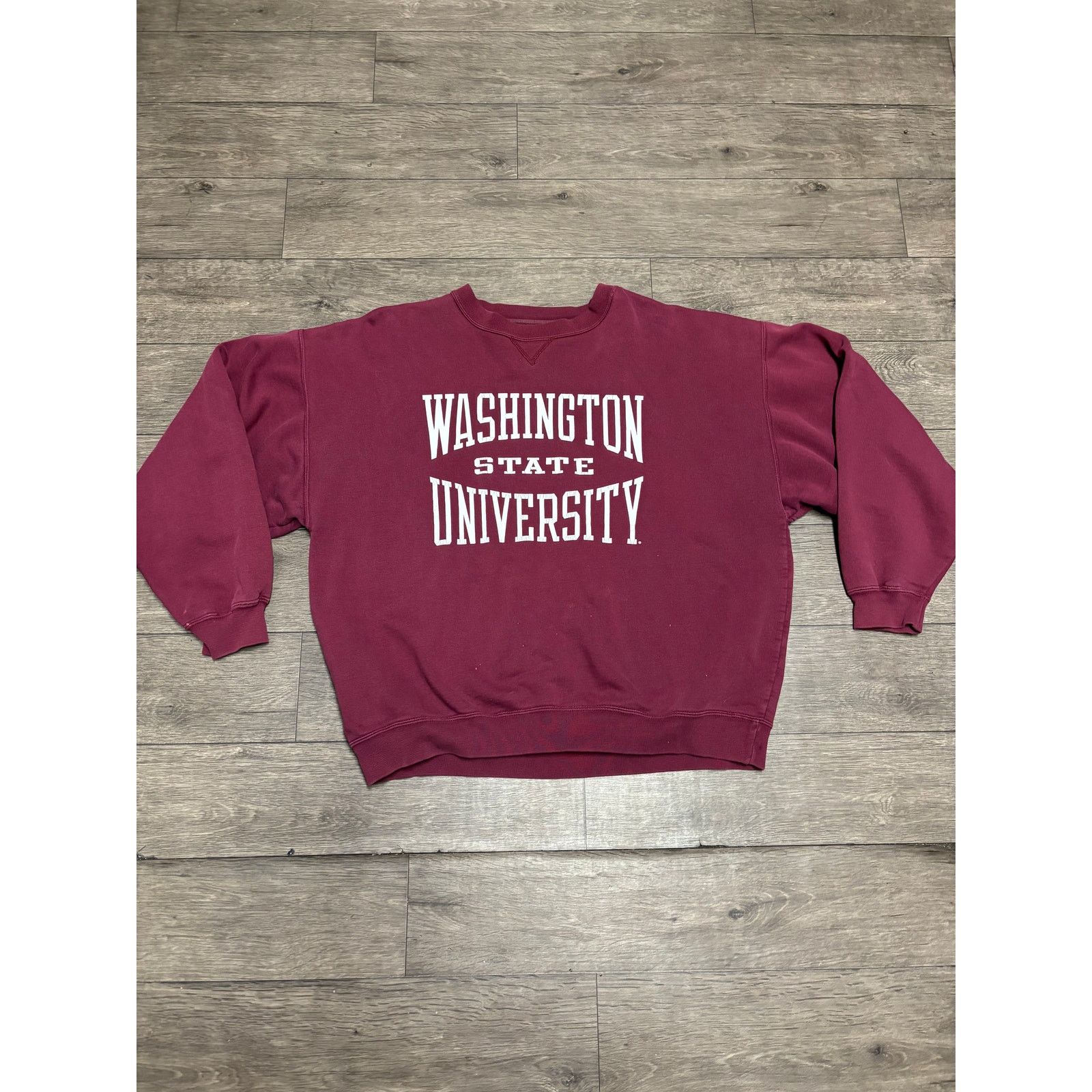 Gear for Sports × Vintage Vintage Washington State University Red Sweatshirt Sz L Size US L / EU 52-54 / 3 - 1 Thumbnail