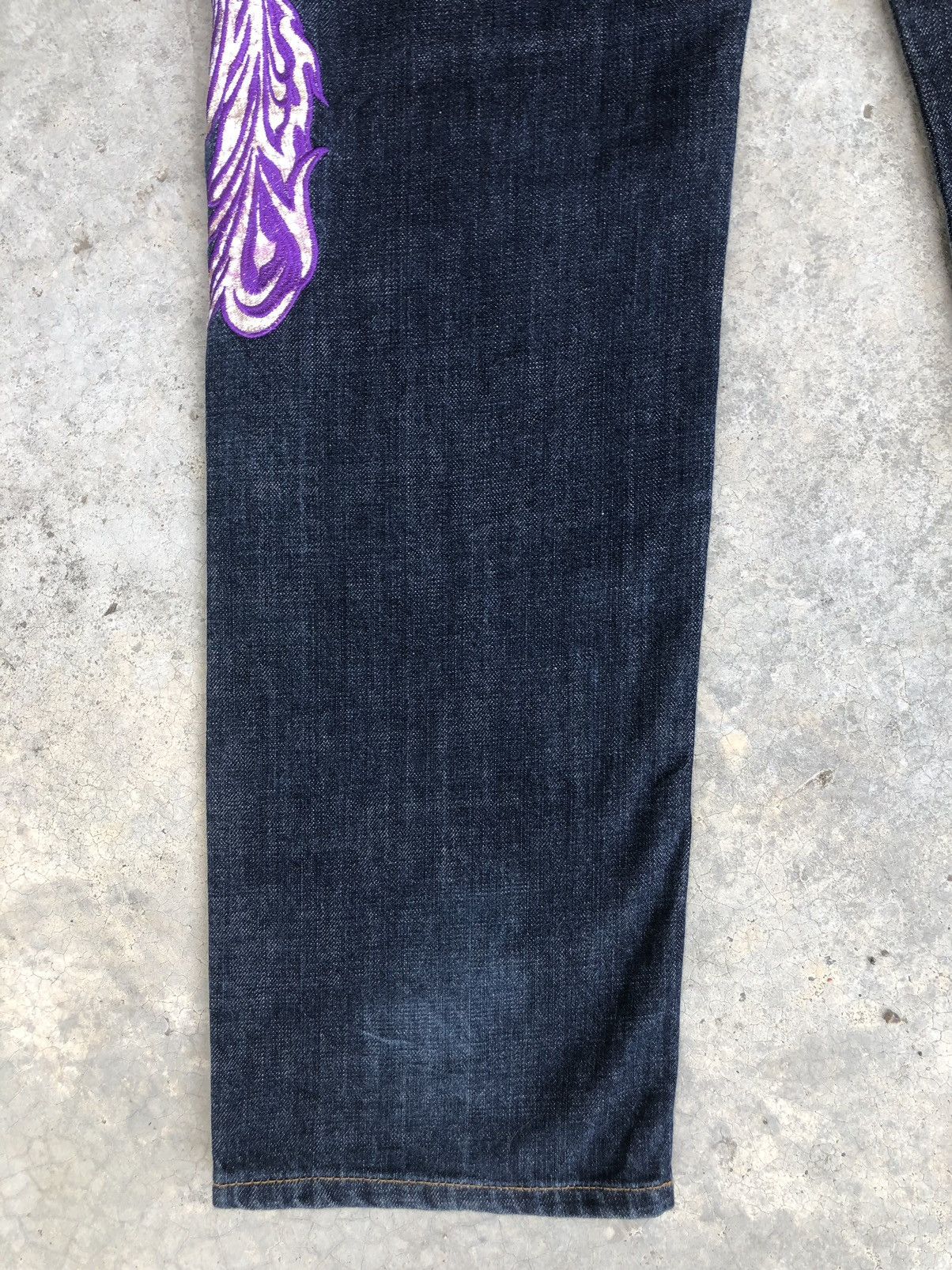 Karakuri Tamashii Karakuri Tamashii Embroidered Jeans Distressed Jeans Size US 32 / EU 48 - 13 Thumbnail