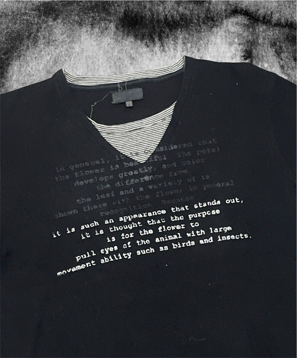 If Six Was Nine ⏰NEED GONE⏰Y2k Japanese Poem Laces Up T-shirt Size US M / EU 48-50 / 2 - 4 Thumbnail