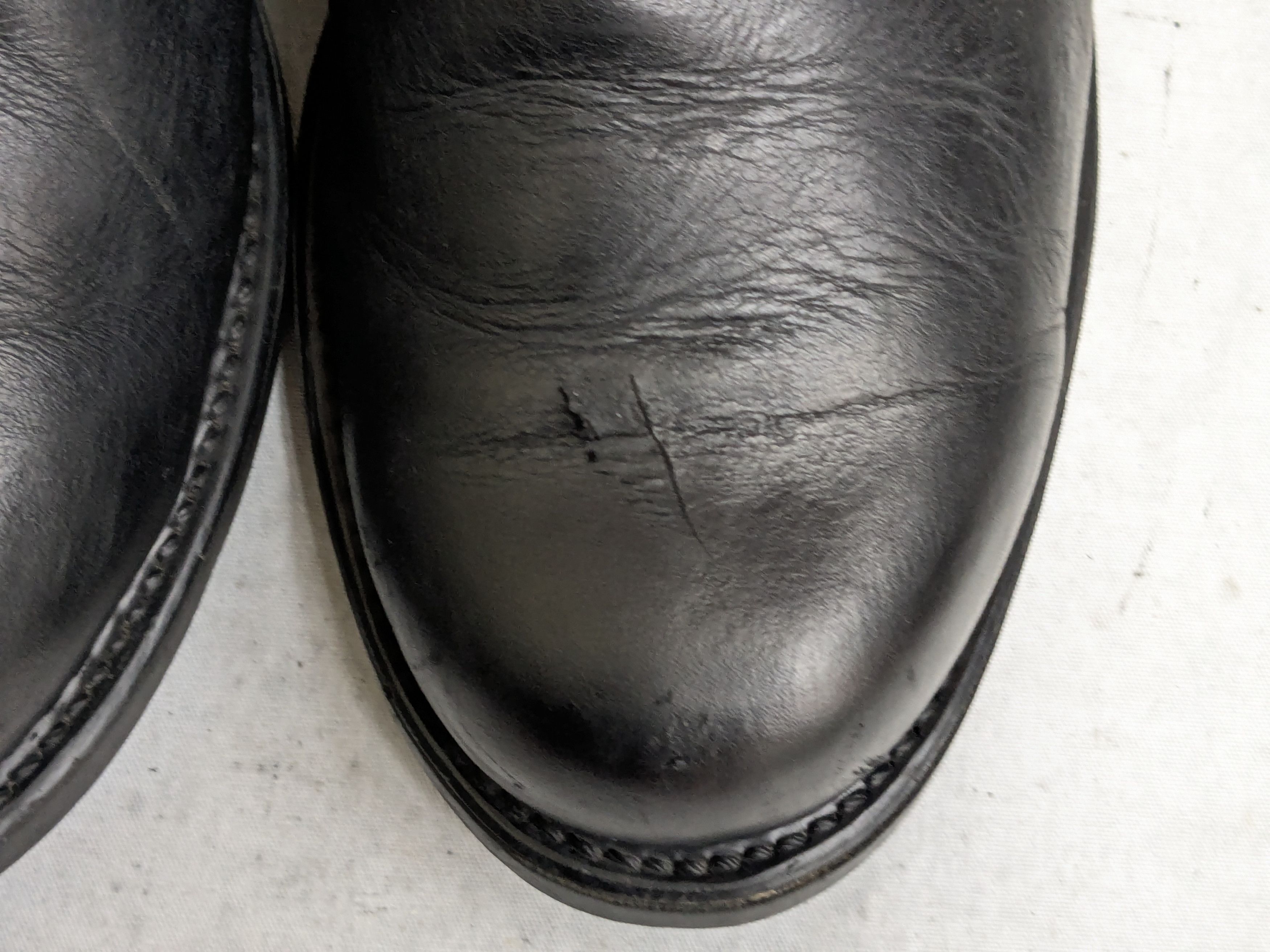 Frye Frye Engineer Boots Black Leather 13 M Leather Buckle Size US 13 / EU 46 - 2 Thumbnail