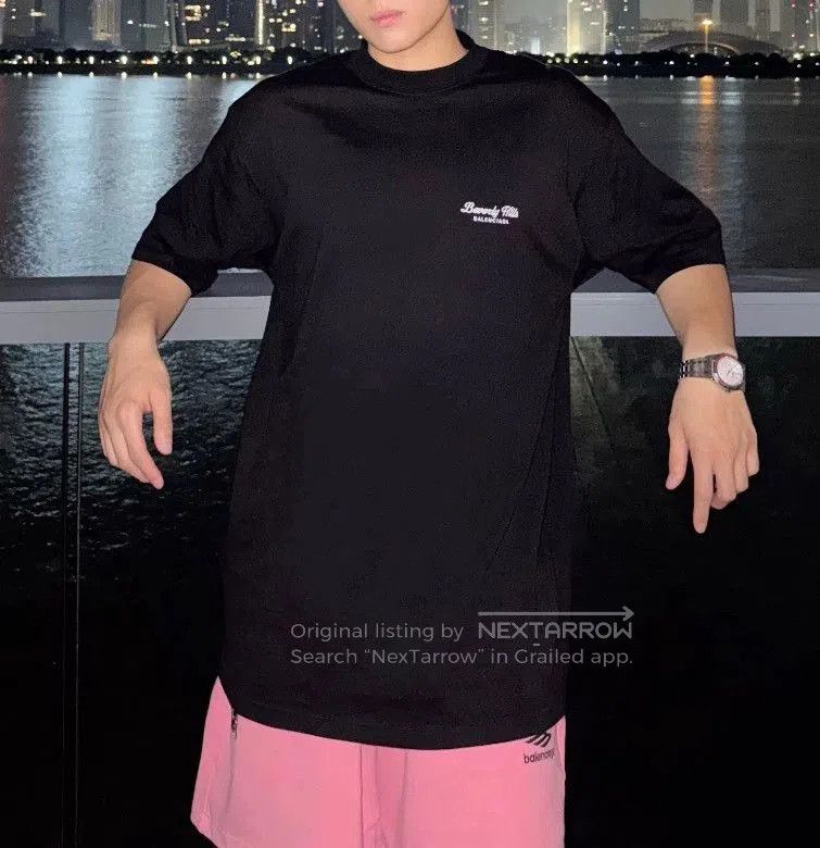Balenciaga Balenciaga Beverly Hills Black T-shirt XS. Size US XS / EU 42 / 0 - 5 Thumbnail