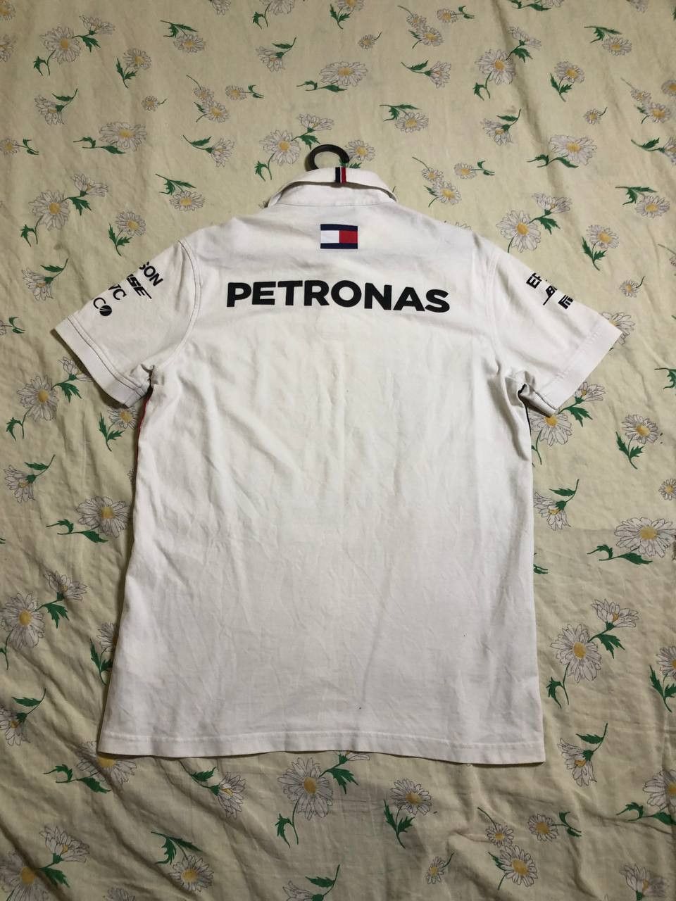 Tommy Hilfiger Tommy Hilfiger Petronas AMG Polo Shirt Mens Large White Fl Size US S / EU 44-46 / 1 - 20 Thumbnail