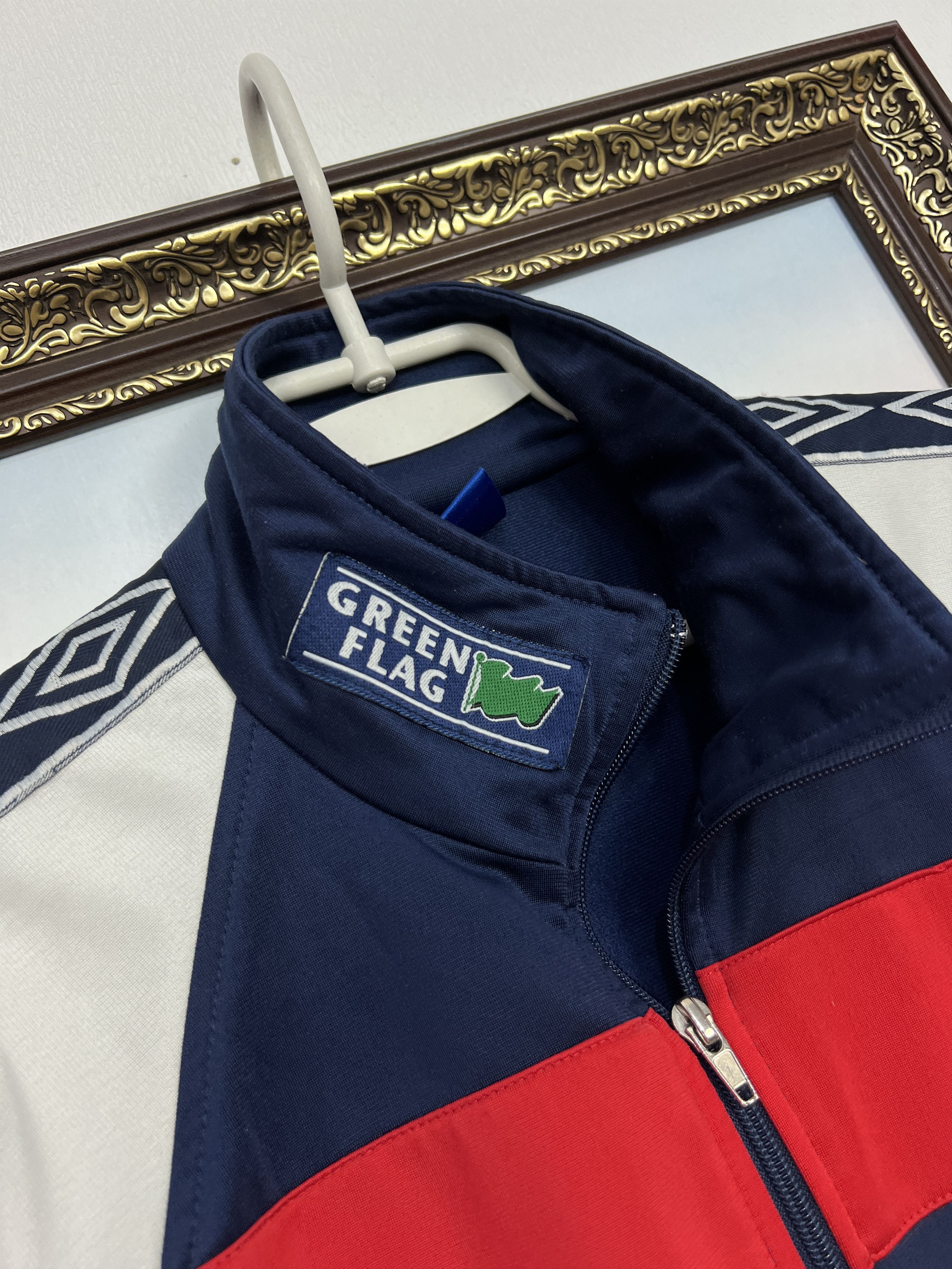 Umbro Vintage 90's Umbro England Green Flag Football Jacket Size US M / EU 48-50 / 2 - 4 Thumbnail