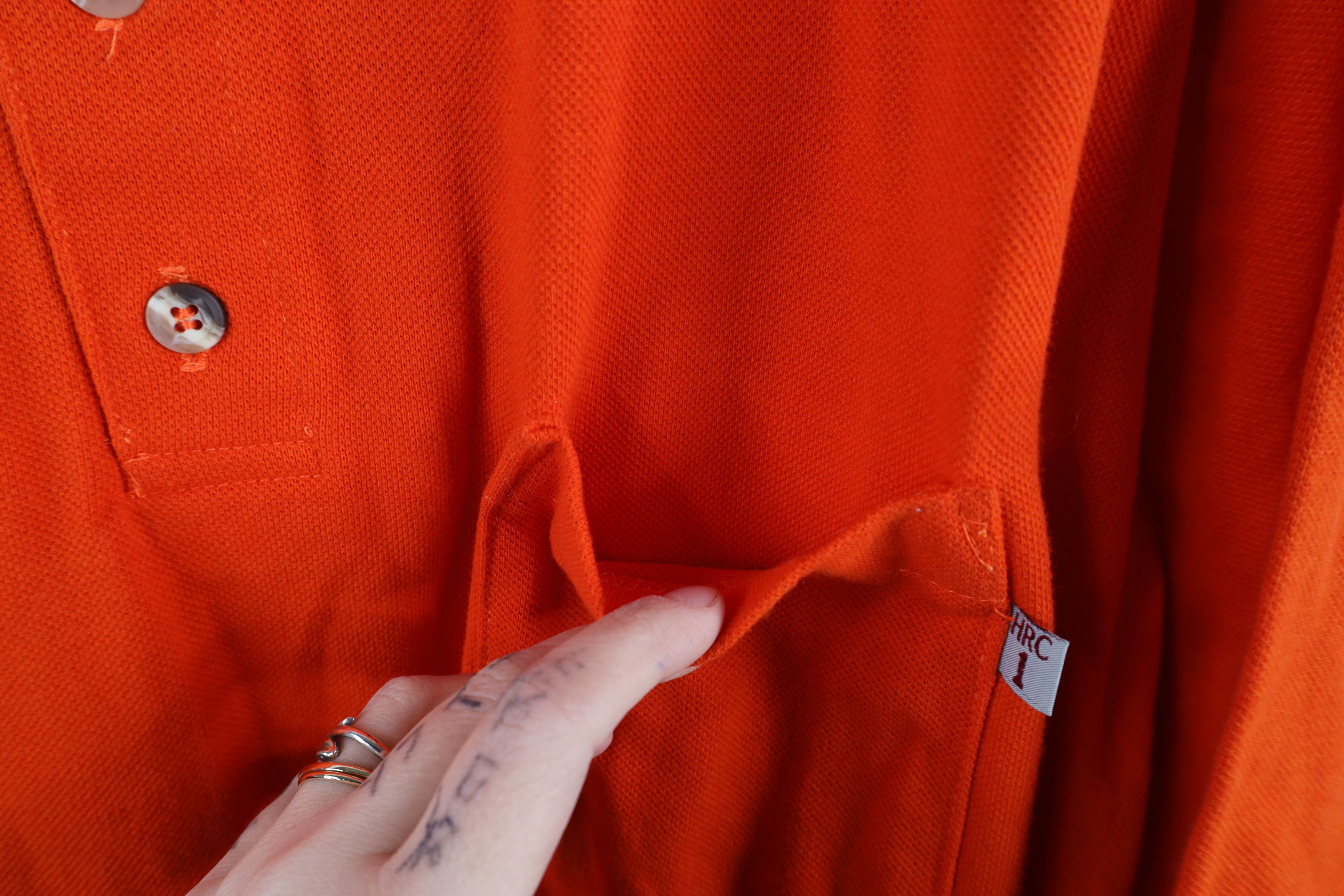 Vintage Tyndale FR Flame Resistant Work Henley T-Shirt Orange USA Size US XXL / EU 58 / 5 - 8 Thumbnail