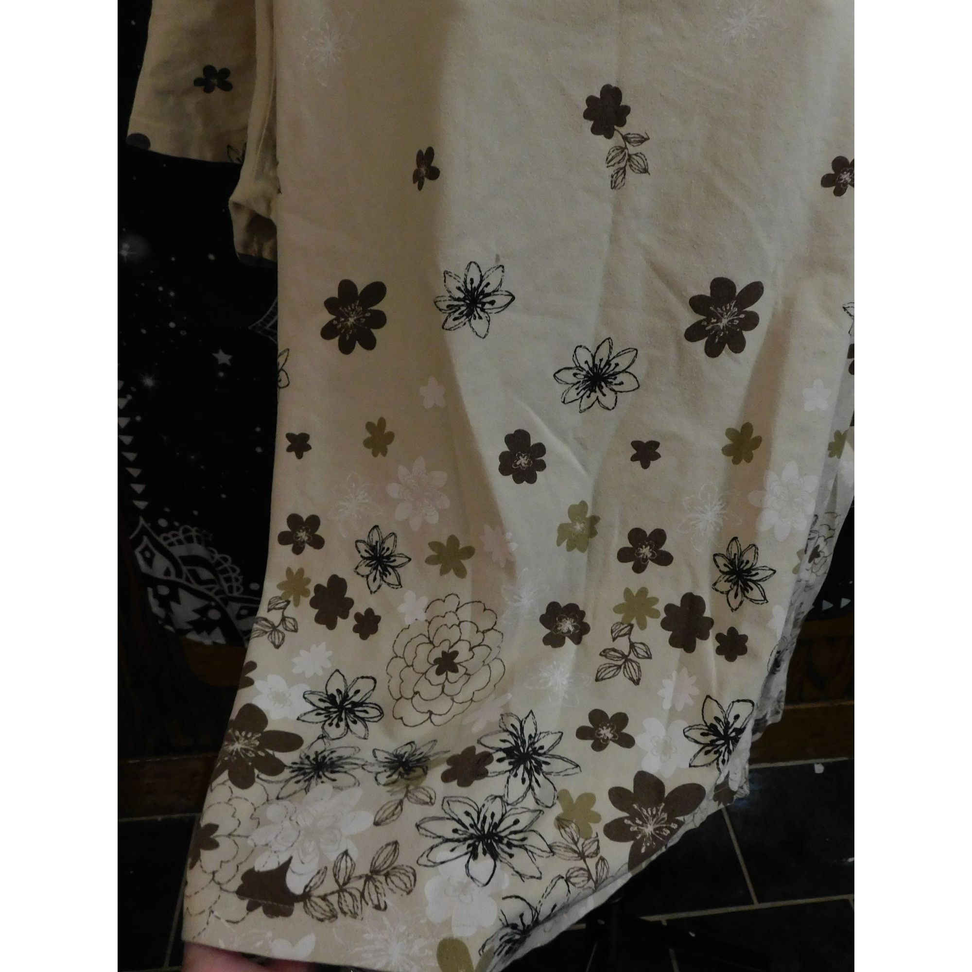 Other Vintage 90s Classic Elements Woman Floral Top Size 3XL / US 20-22 - 3 Thumbnail