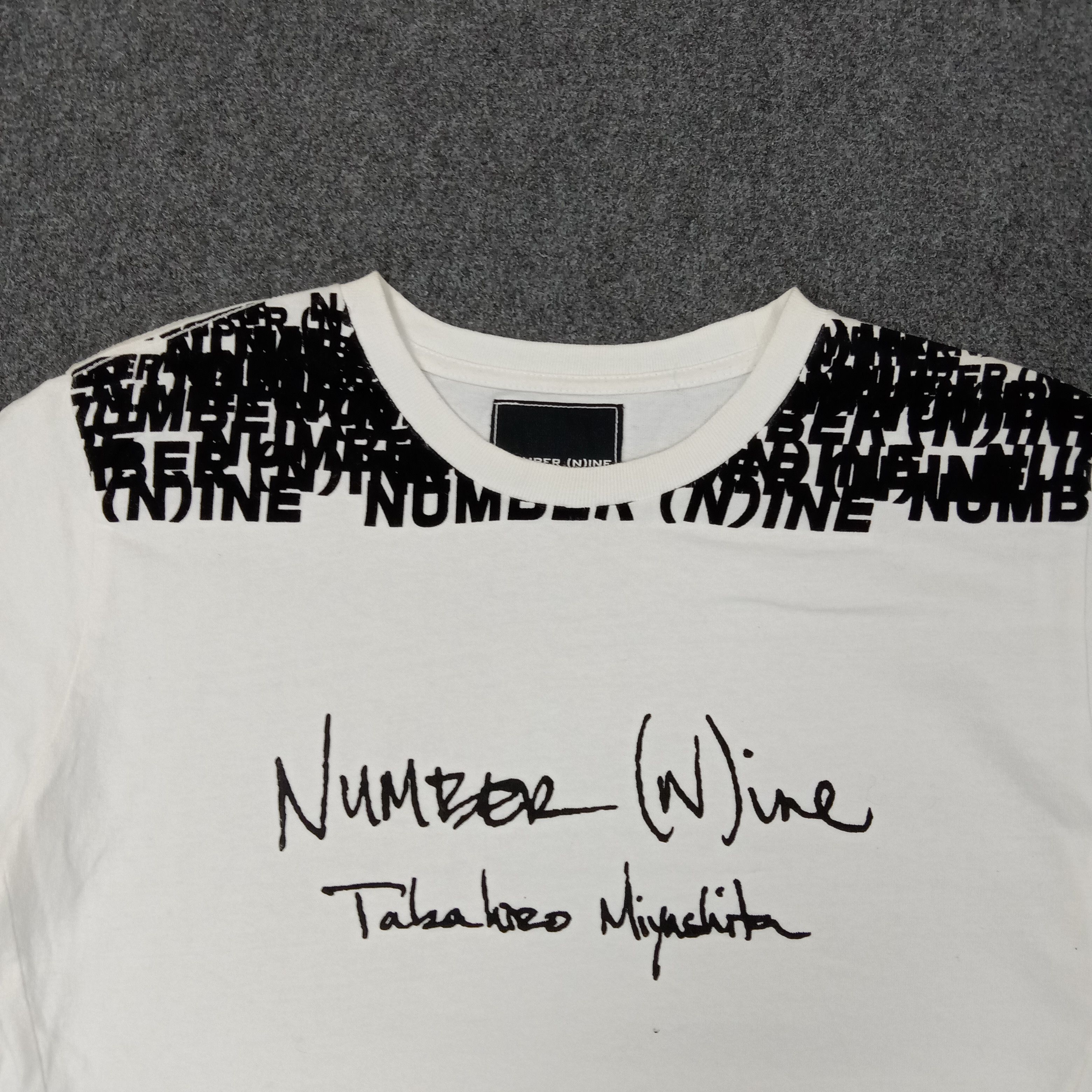 Number (N)ine NUMBER (N)INE Japanese Fashion Brand Tshirt C239N13 Size US M / EU 48-50 / 2 - 2 Thumbnail