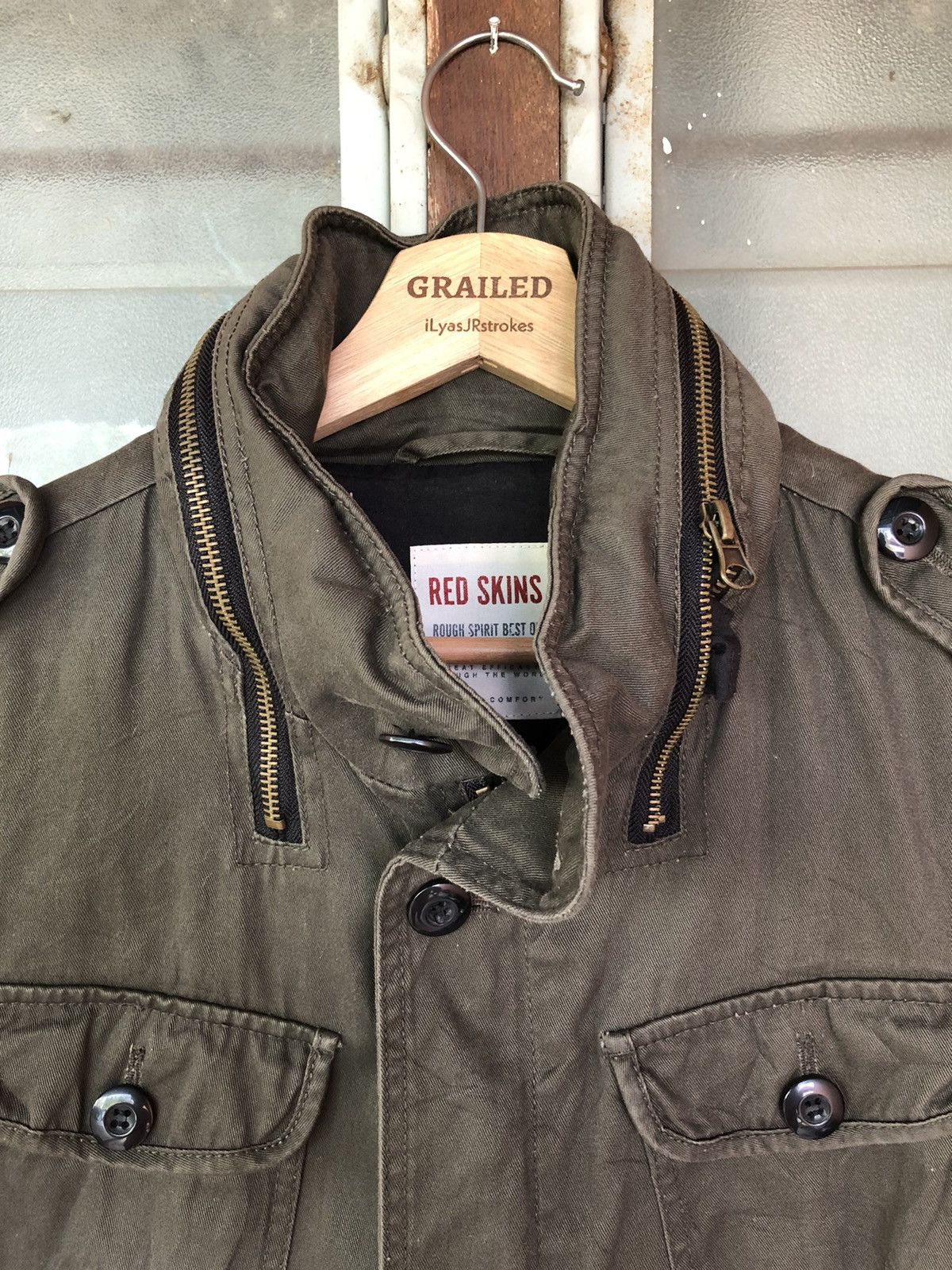 Japanese Brand Vintage RedSkins Punk Jacket Size US L / EU 52-54 / 3 - 5 Thumbnail