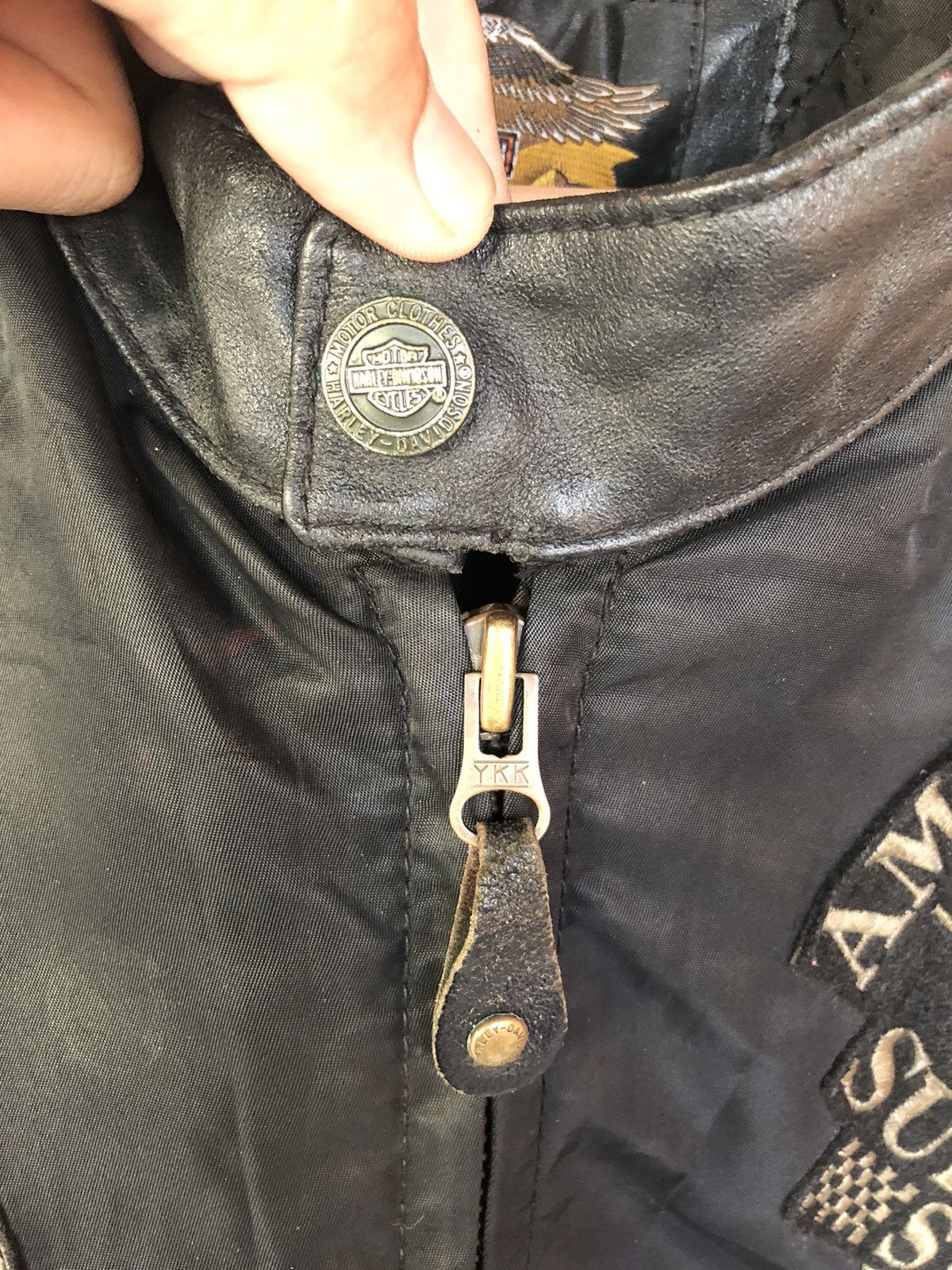 Harley Davidson Vintage Harley-Davidson Superbike Rider Leather Jacket Size US M / EU 48-50 / 2 - 4 Thumbnail