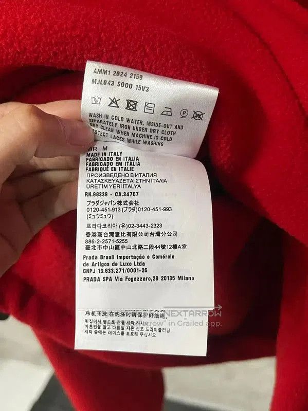 Miu Miu Miu Miu Red Jacket for Women in Size One . Size XXS / US 00 / IT 34 - 7 Thumbnail