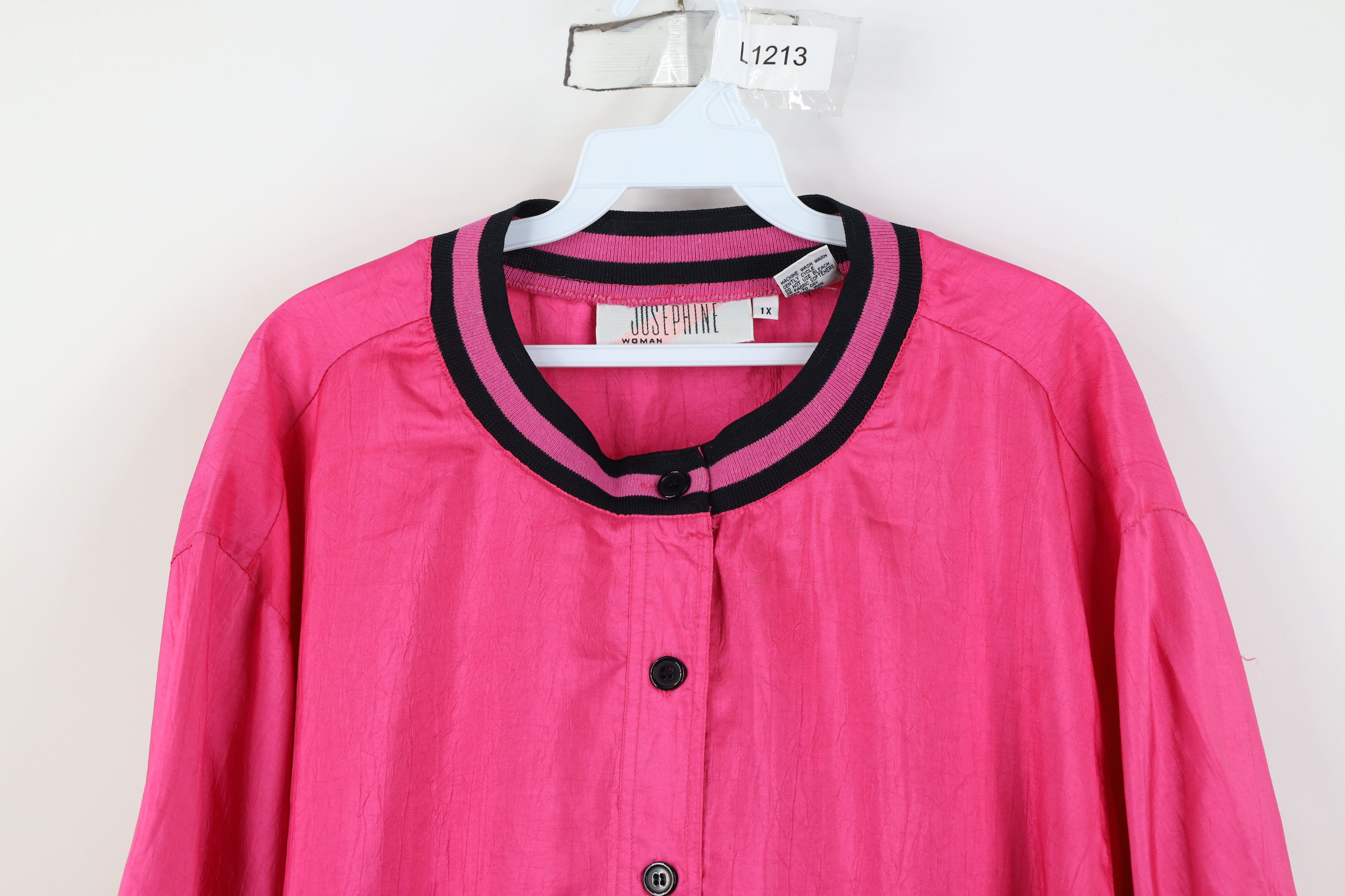 Vintage Vintage 90s Streetwear Lightweight Short Sleeve Jacket Size XL / US 12-14 / IT 48-50 - 2 Thumbnail