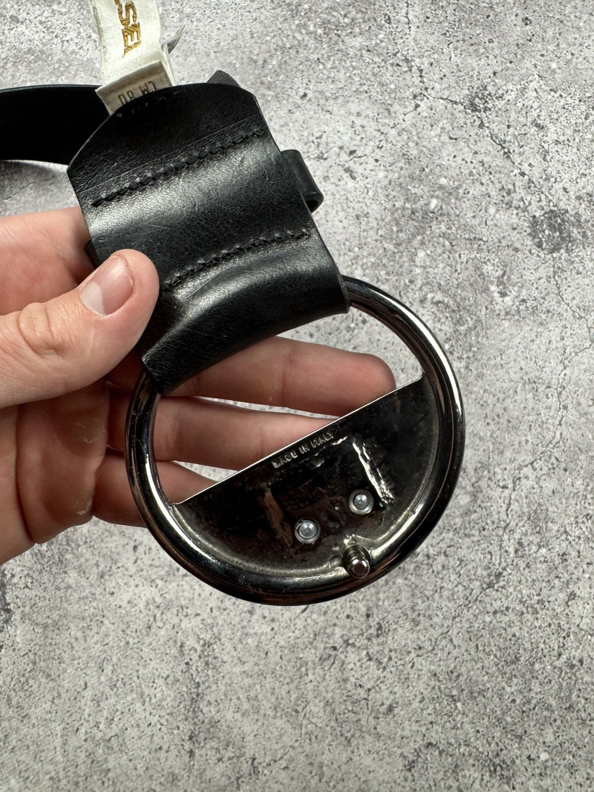 Diesel Vintage Diesel Japanesse black opium belt avant garde Y2K Size ONE SIZE - 3 Thumbnail