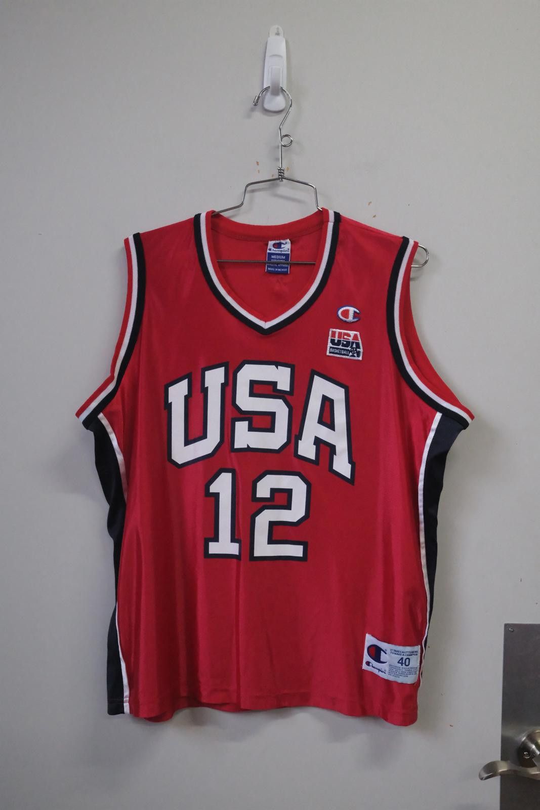 Champion 90's Champion Team USA Williams #12 Basketball Jersey Size US M / EU 48-50 / 2 - 1 Thumbnail