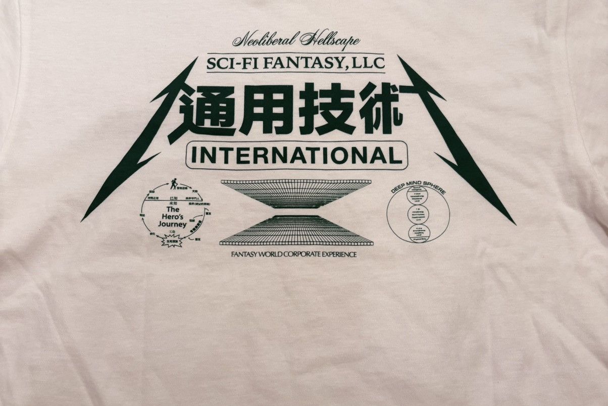 Sci-Fi Fantasy Sci-Fi Fantasy Neoliberal Hellscape Tee Cream Sz S Size US S / EU 44-46 / 1 - 4 Thumbnail