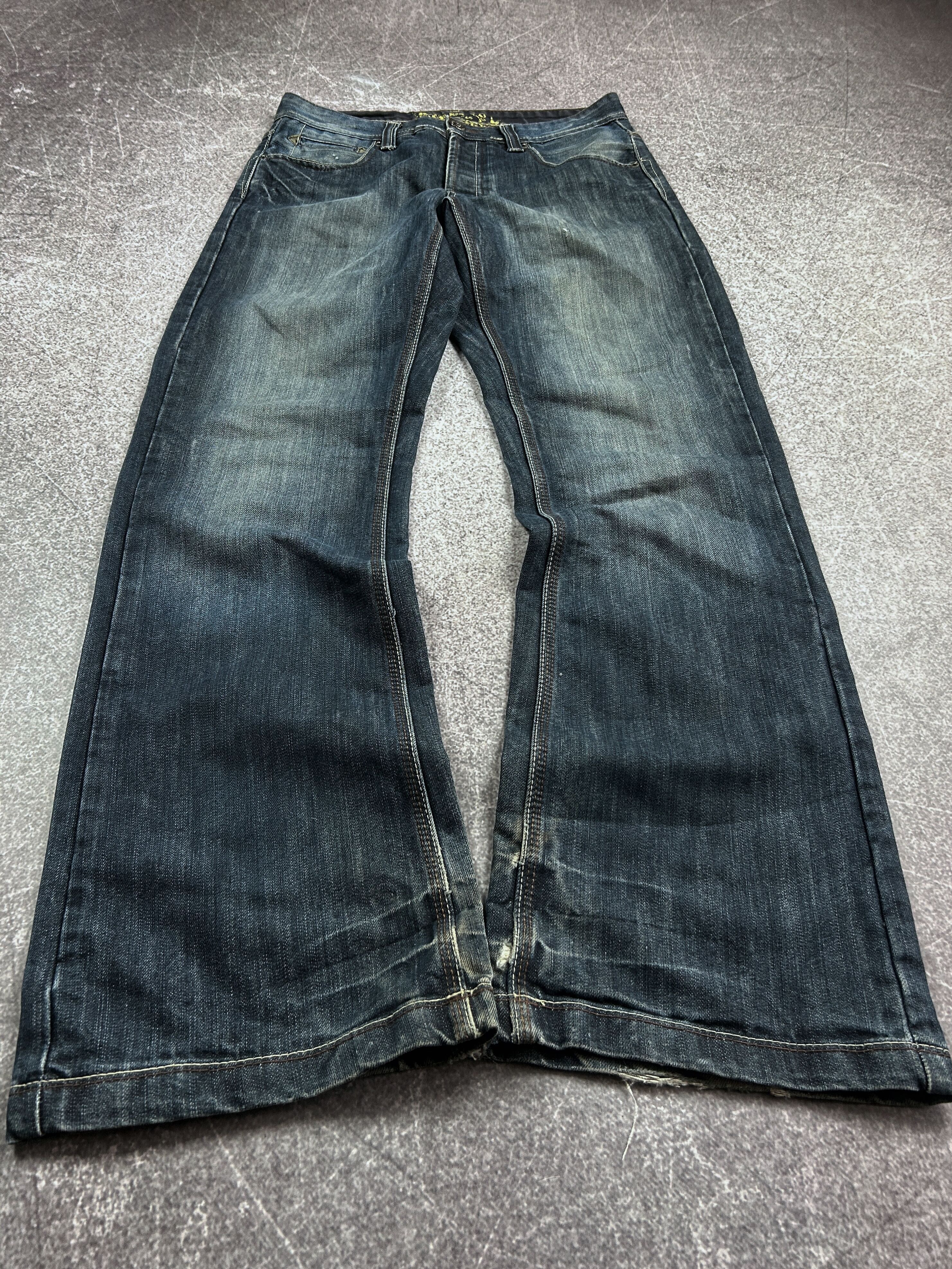 Flared Jeans Like Balenciaga or Rick Owens Washed Distressed