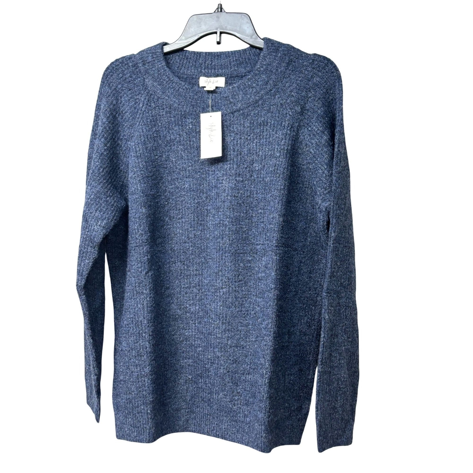 Style & Co Style & Co Thermal Knit Sweater, Dark Sky Heather, XL Size XL / US 12-14 / IT 48-50 - 2 Thumbnail
