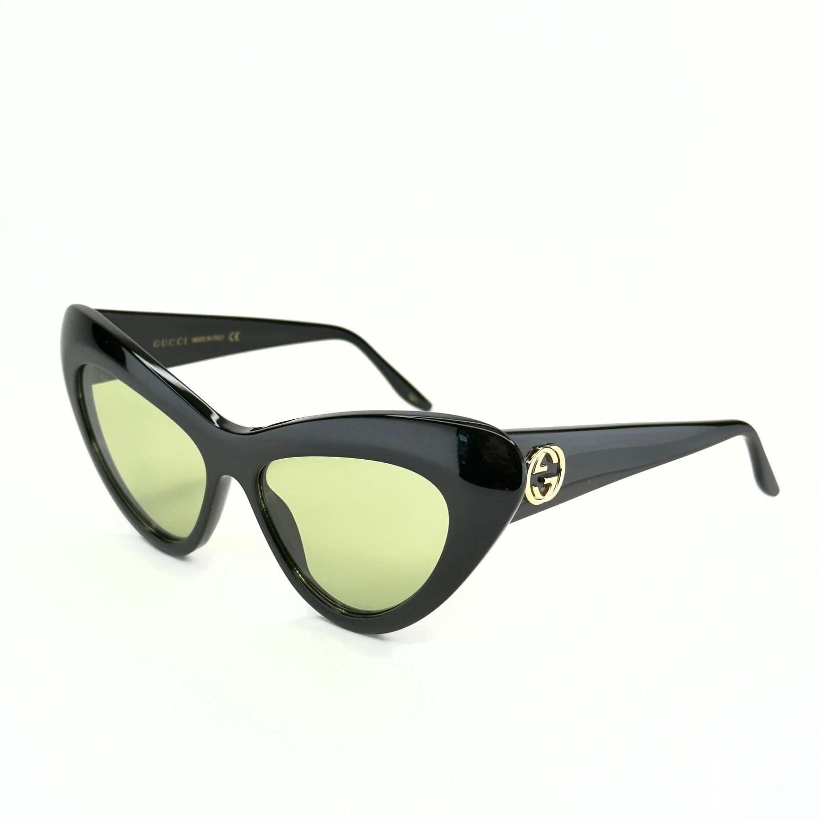 Gucci GUCCI Gg0895s 0895 Black Green Cat Eye Runway 003 Fashion Size ONE SIZE - 10 Thumbnail