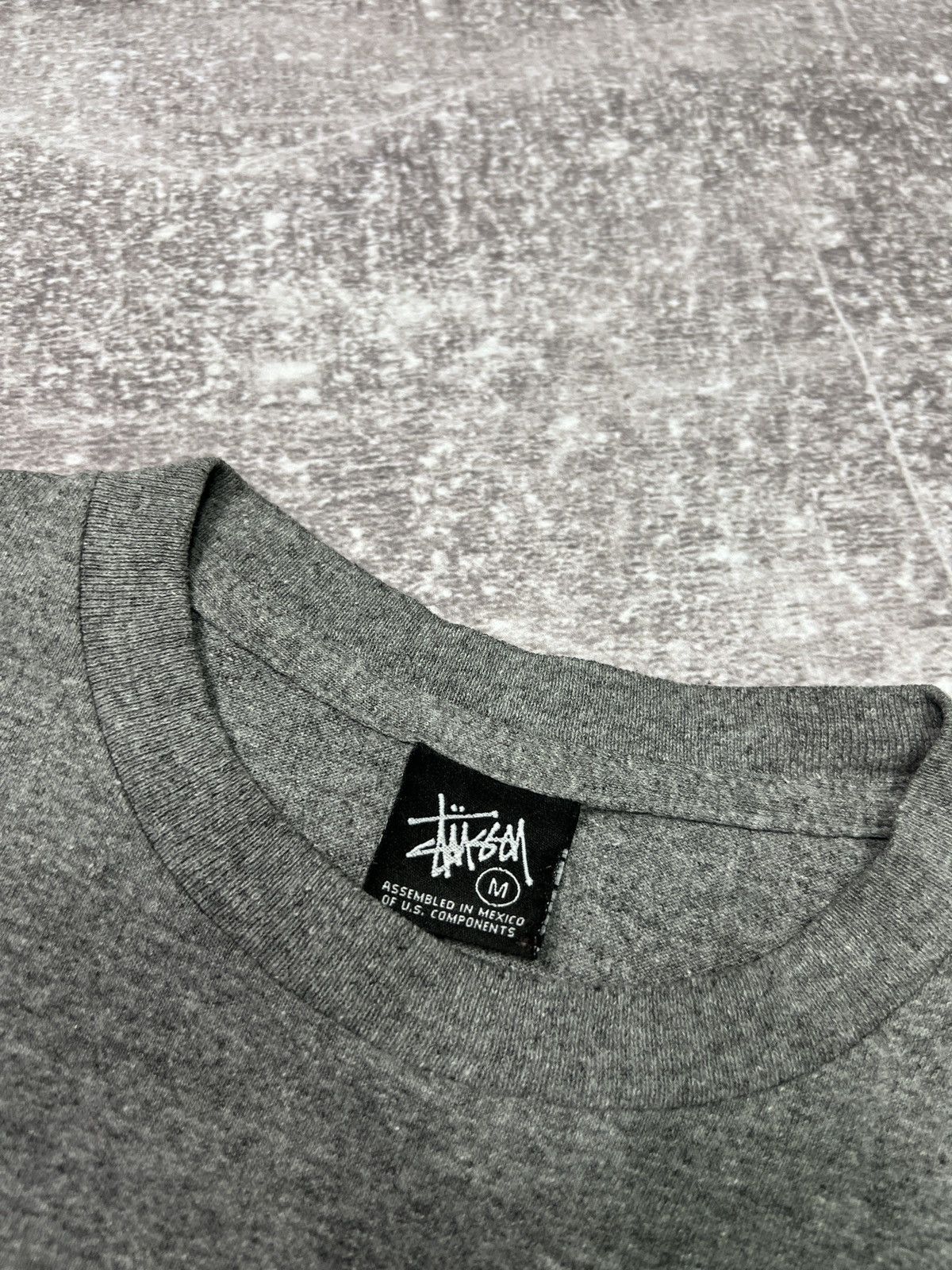 Stussy Stussy Skooled Them Graphic Streetwear Tee Grey Medium Size US M / EU 48-50 / 2 - 5 Thumbnail