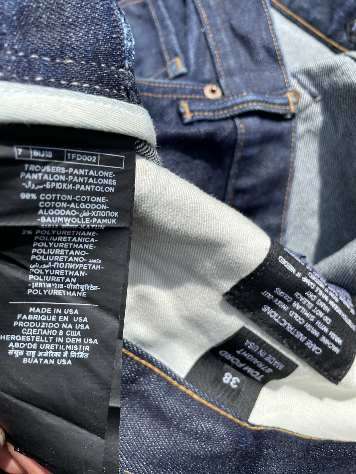 Tom Ford Denim Selvedge Tom Ford Size US 38 / EU 54 - 5 Thumbnail