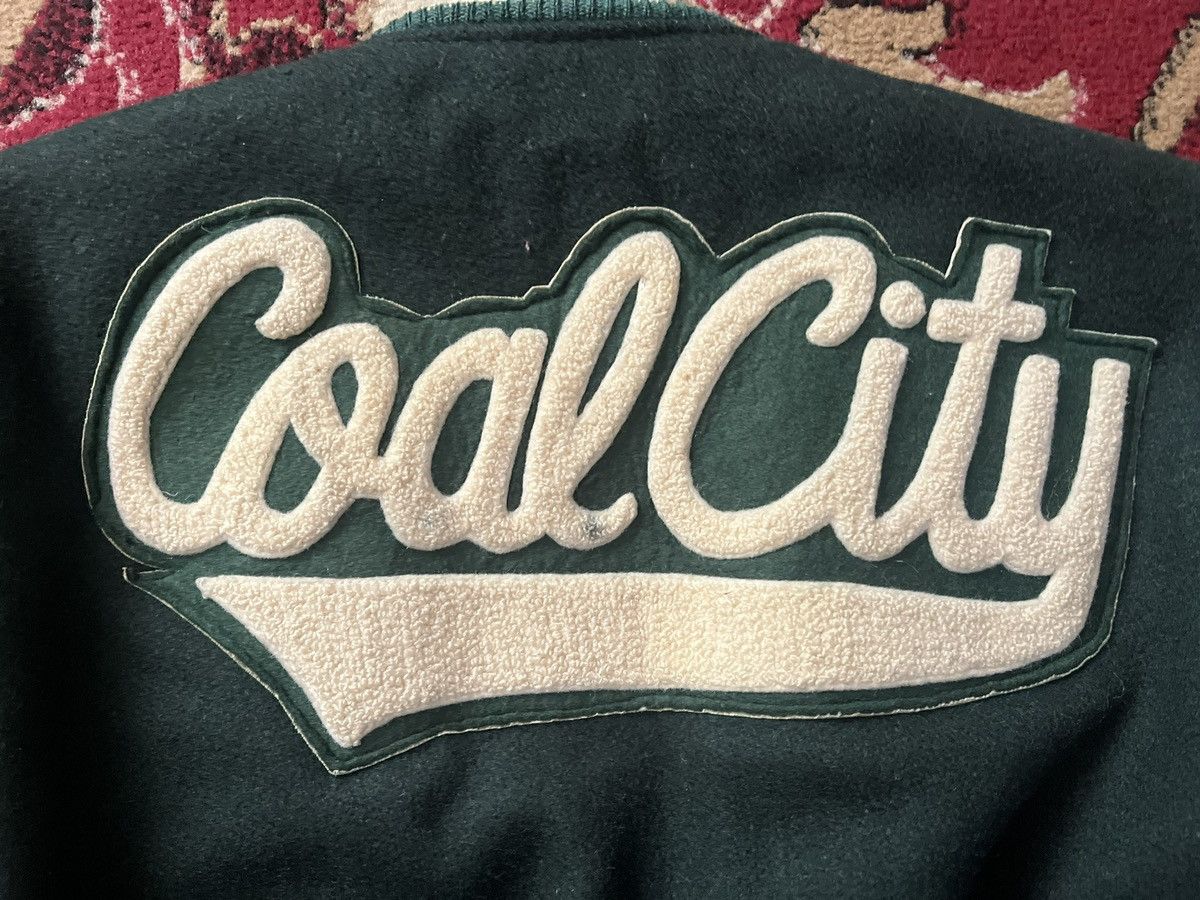 Vintage Vintage 1981-1985 Varsity Jacket Dark-Green/Cream Size US XL / EU 56 / 4 - 7 Thumbnail