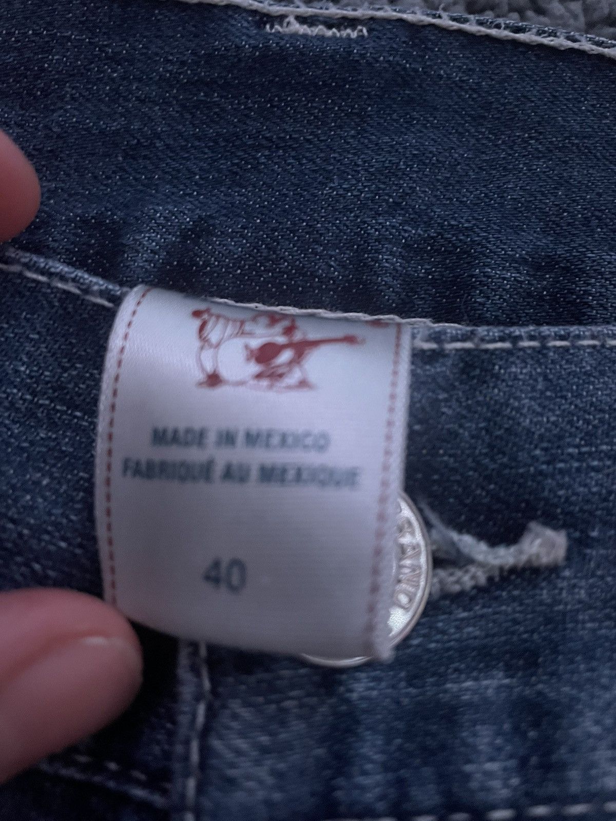True Religion True Religion Baggy Blue Jeans Size US 40 / EU 56 - 5 Thumbnail