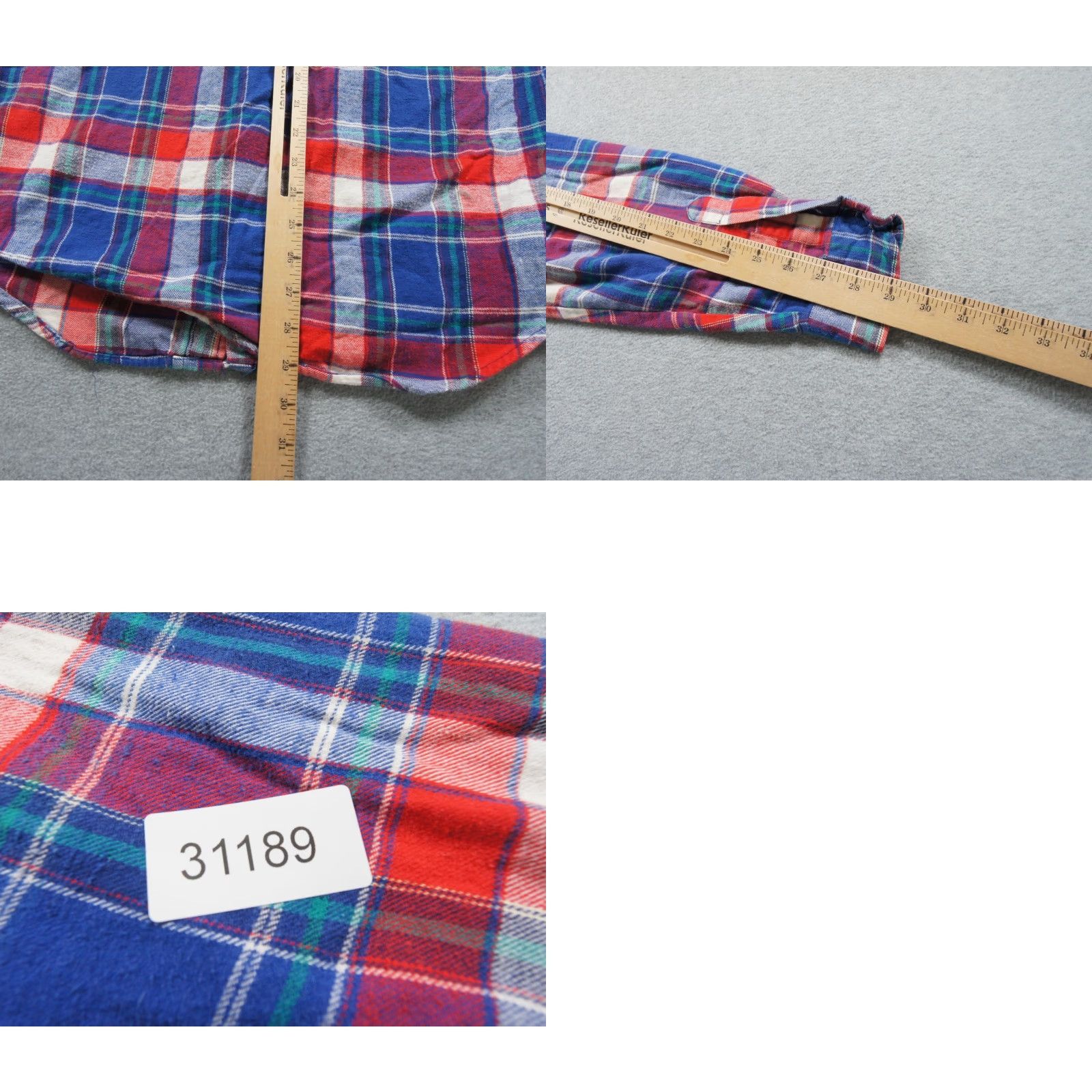 London Fog VINTAGE London Fog Shirt Mens M Plaid Cotton Flannel Outdoors Limited Size US M / EU 48-50 / 2 - 8 Thumbnail