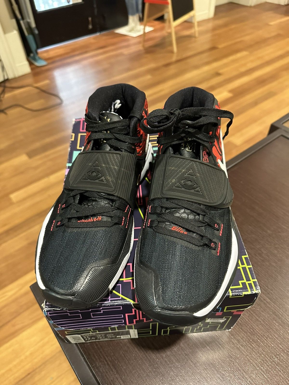 Nike Kyrie 6 “sneaker room mom black” Size US 11 / EU 44 - 5 Thumbnail